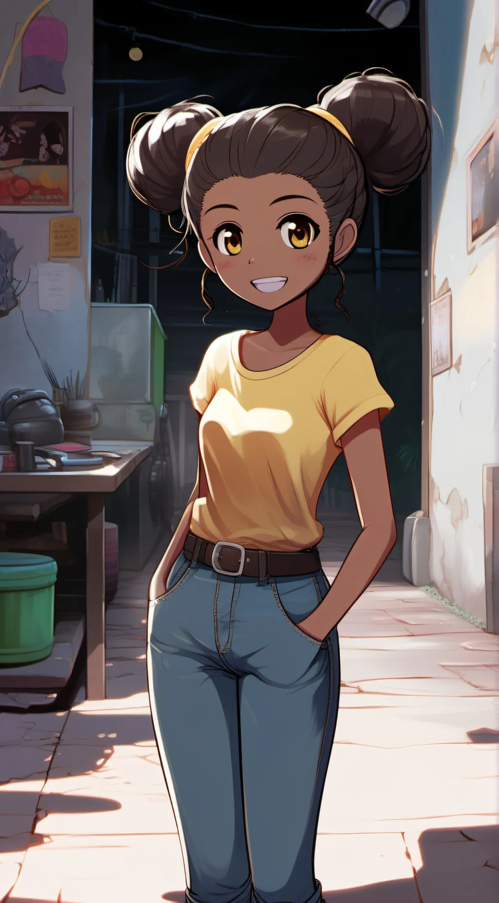 ai character: Amanda background