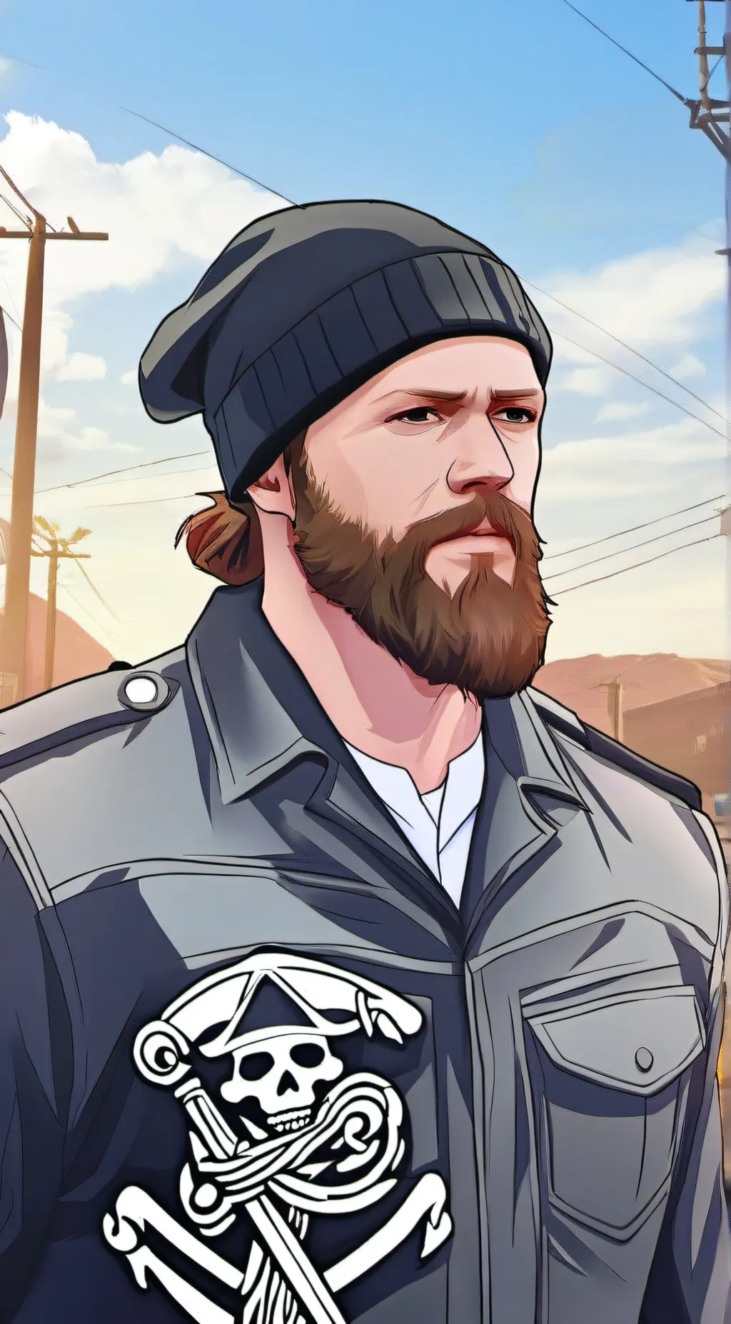 ai character: Opie winston  background