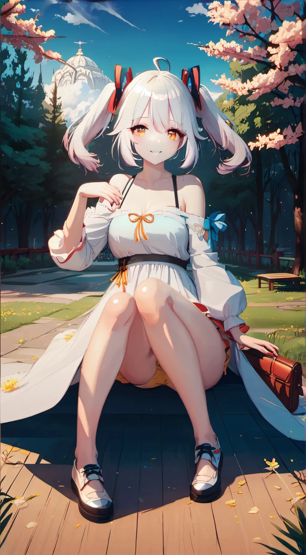 ai character: angle  background