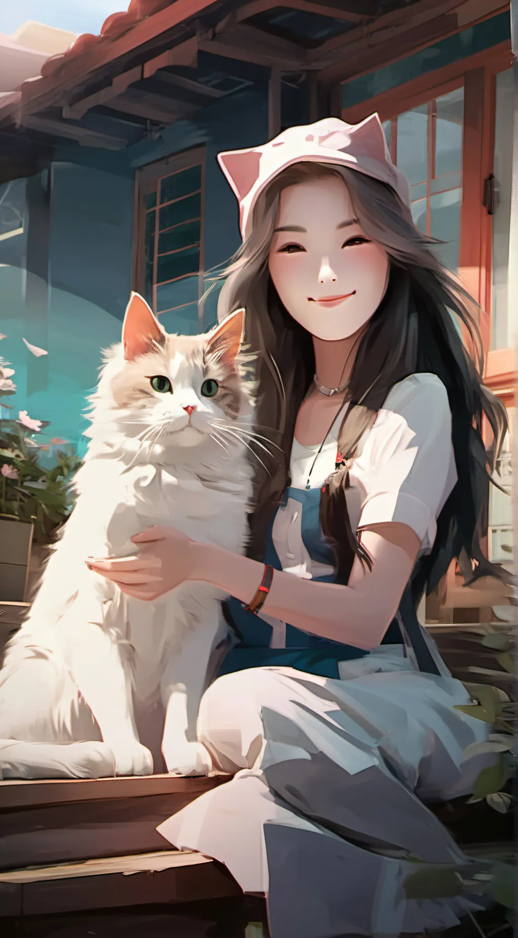 ai character: Kacey  background