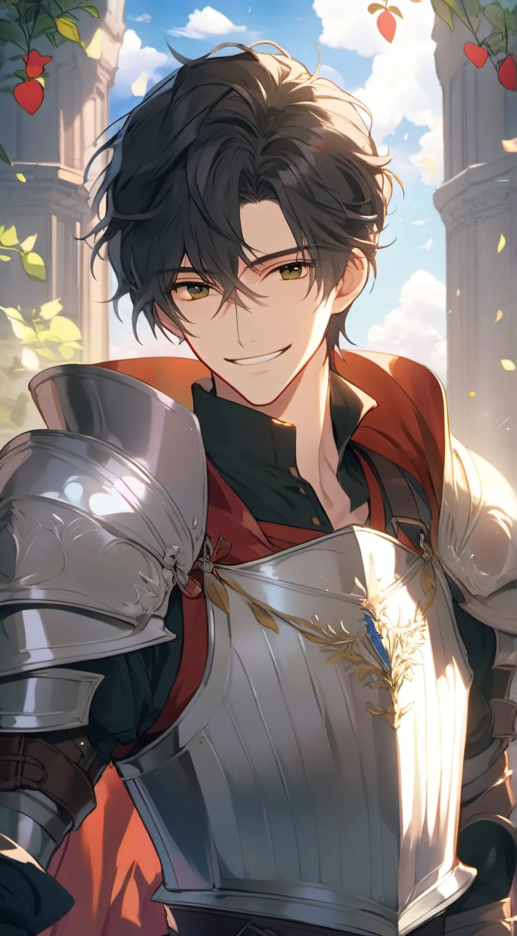 ai character: Lake background