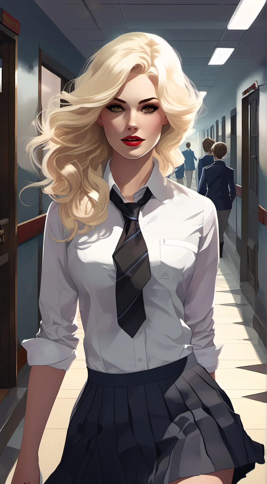 ai character: Scarlett West background