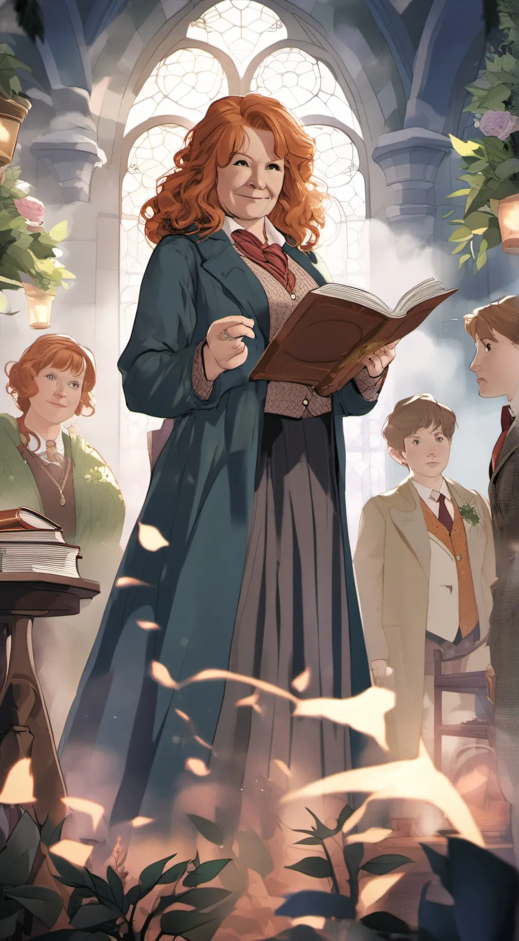 ai character: Molly Weasley background