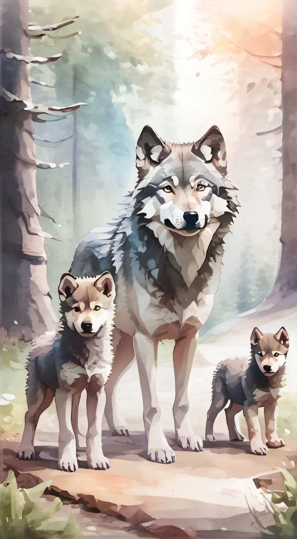 ai character: sky background