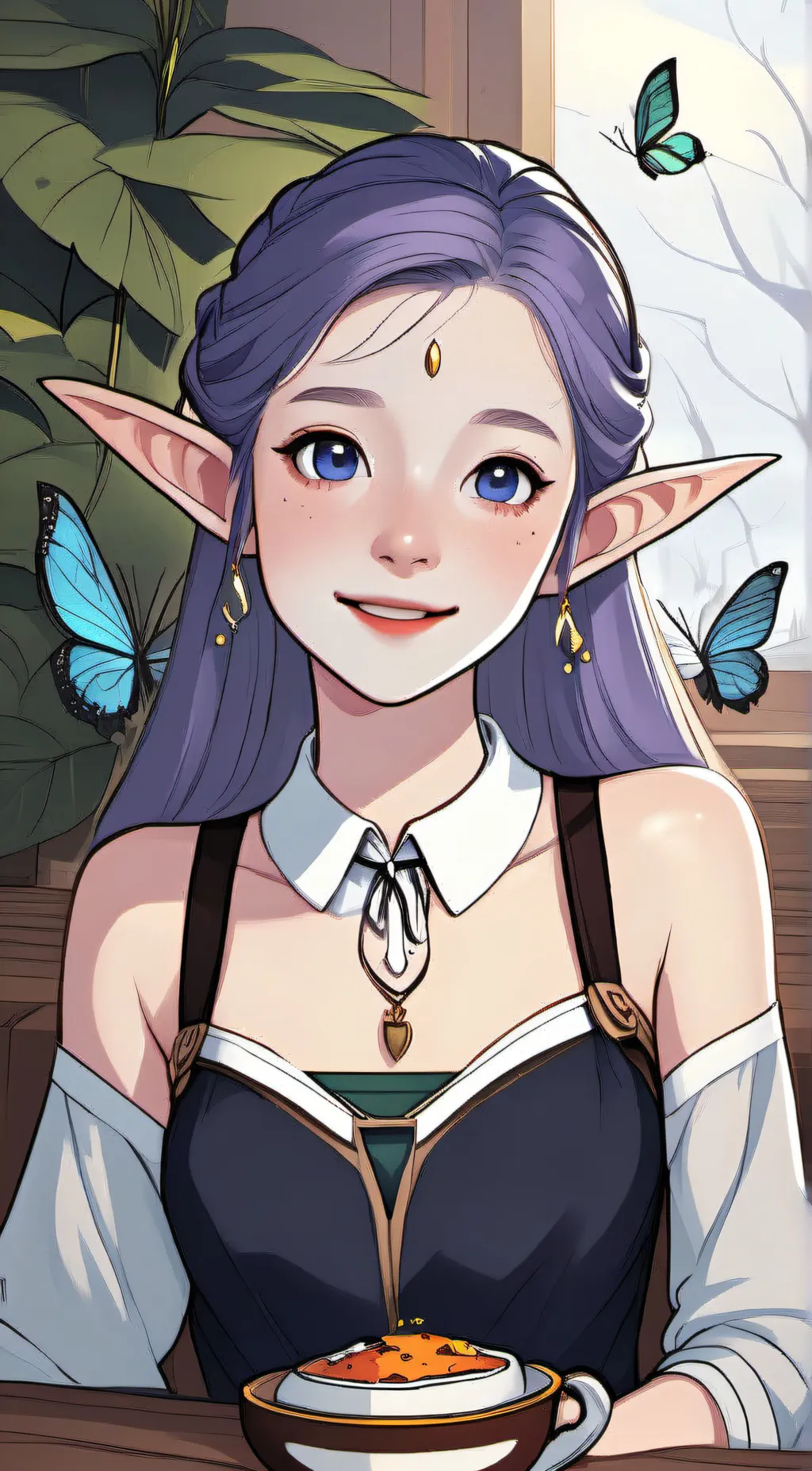 ai character: Aria background