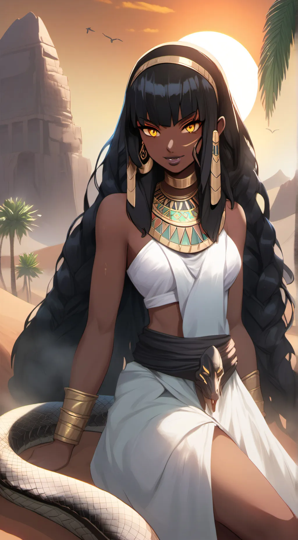 ai character: Valhalla background