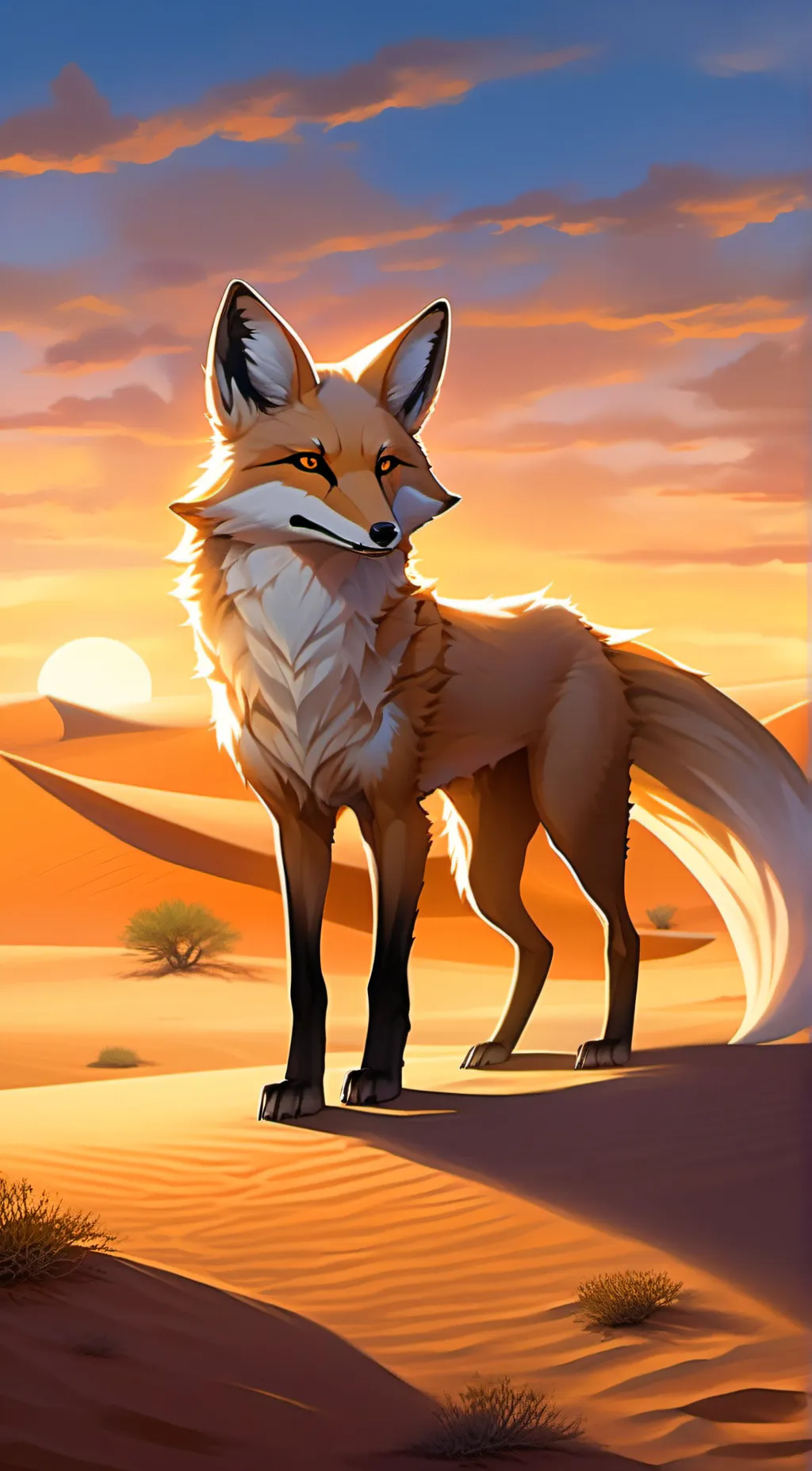 ai character: Nature background