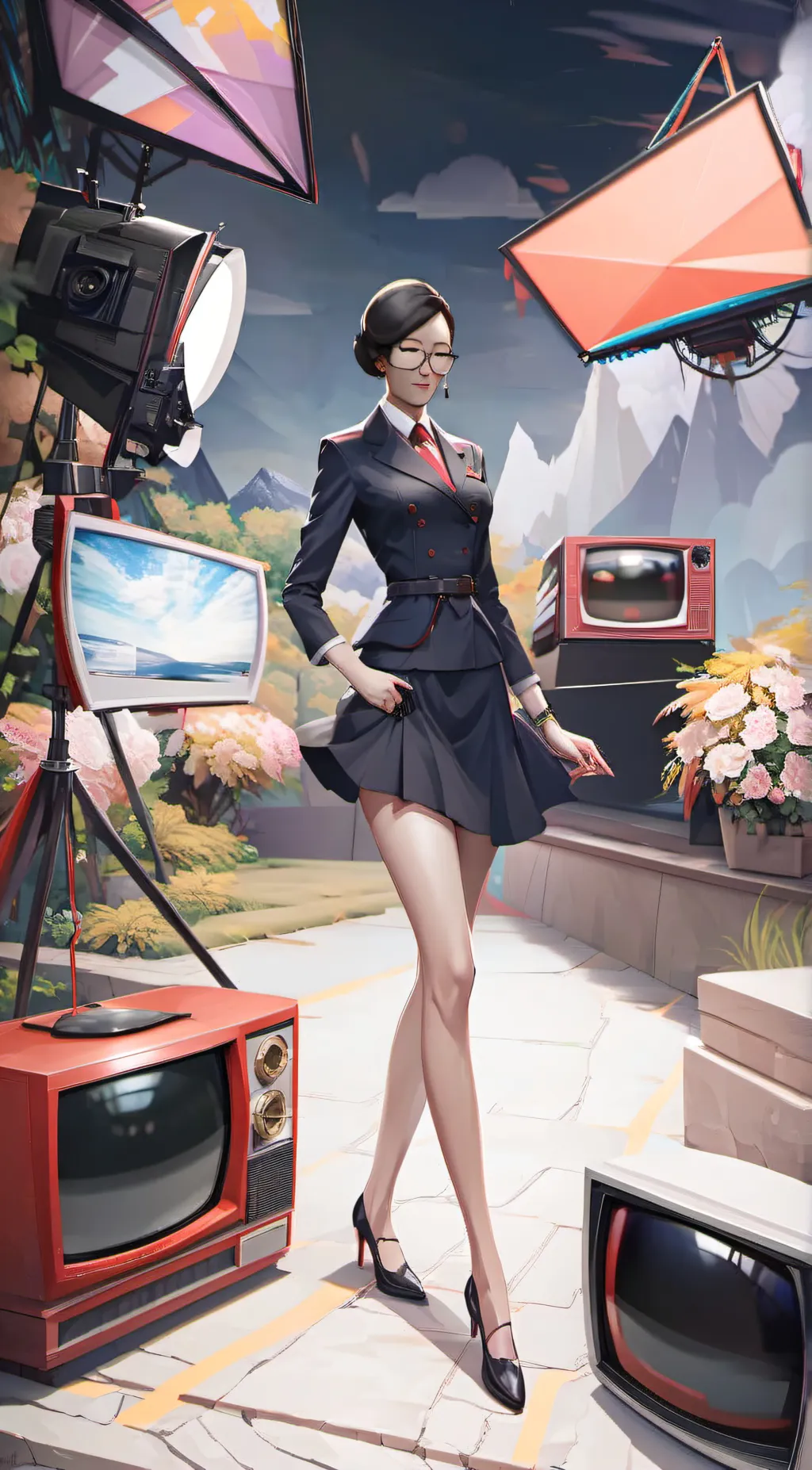 Talkie AI - Chat with Tv woman 