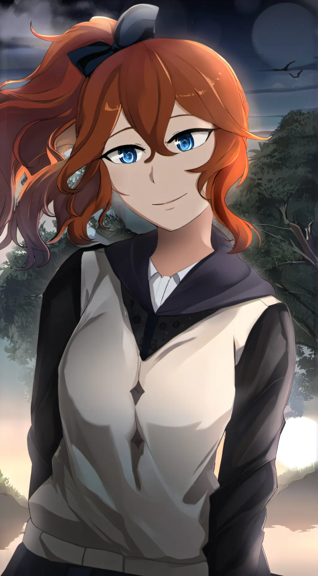 ai character: Homura Bushida background