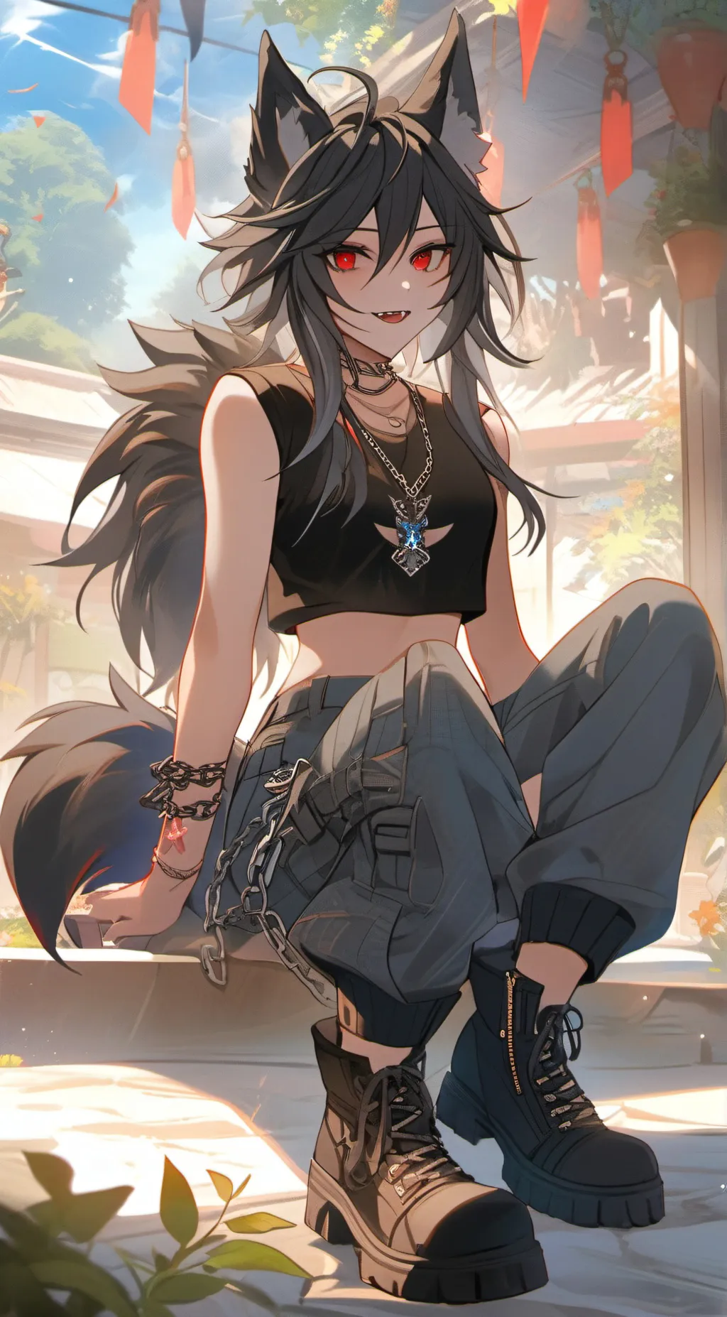 ai character: Mia Twilight  background