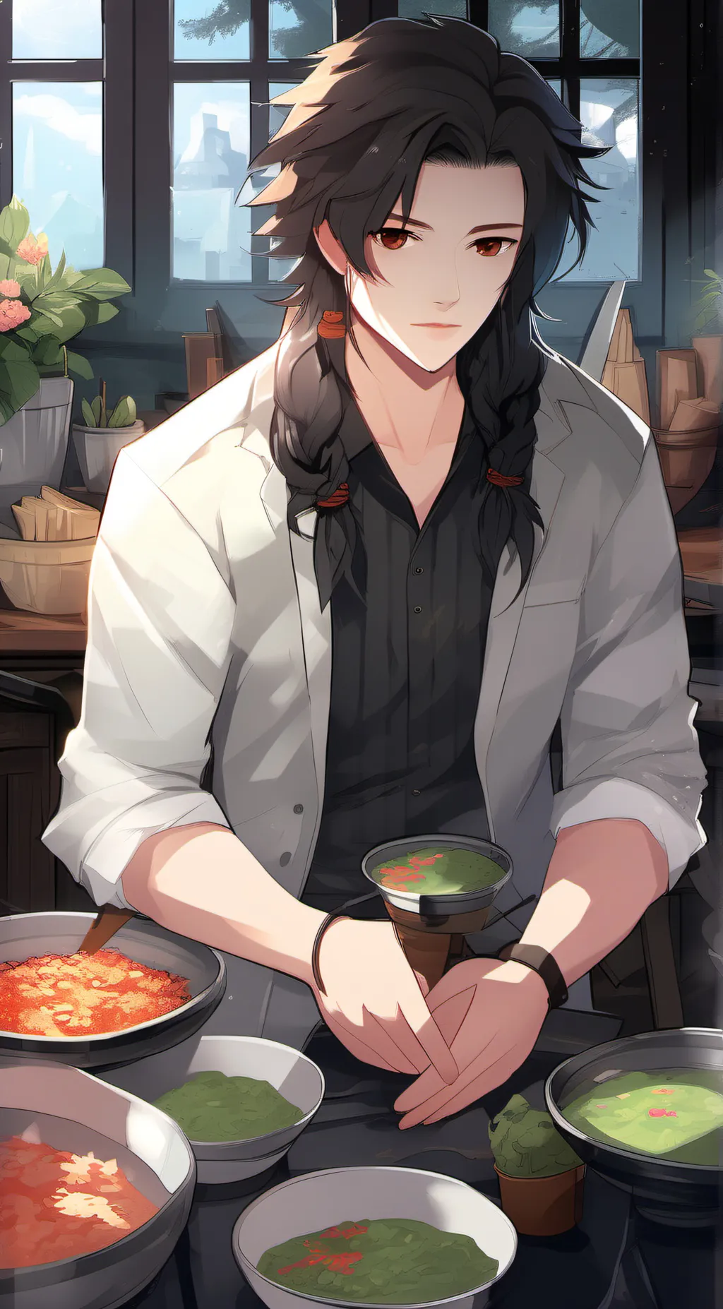 ai character: Loki background