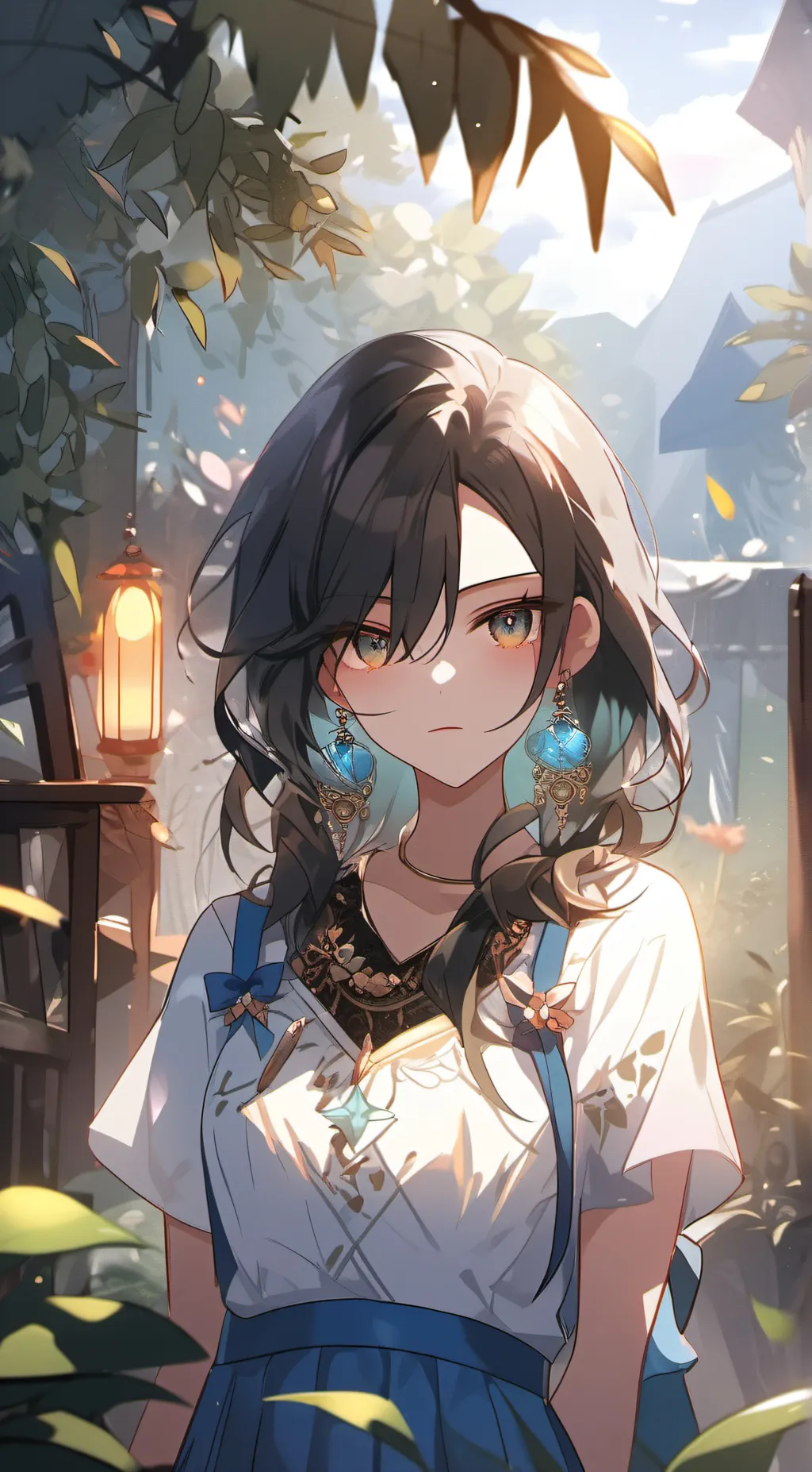 ai character: Crystal background