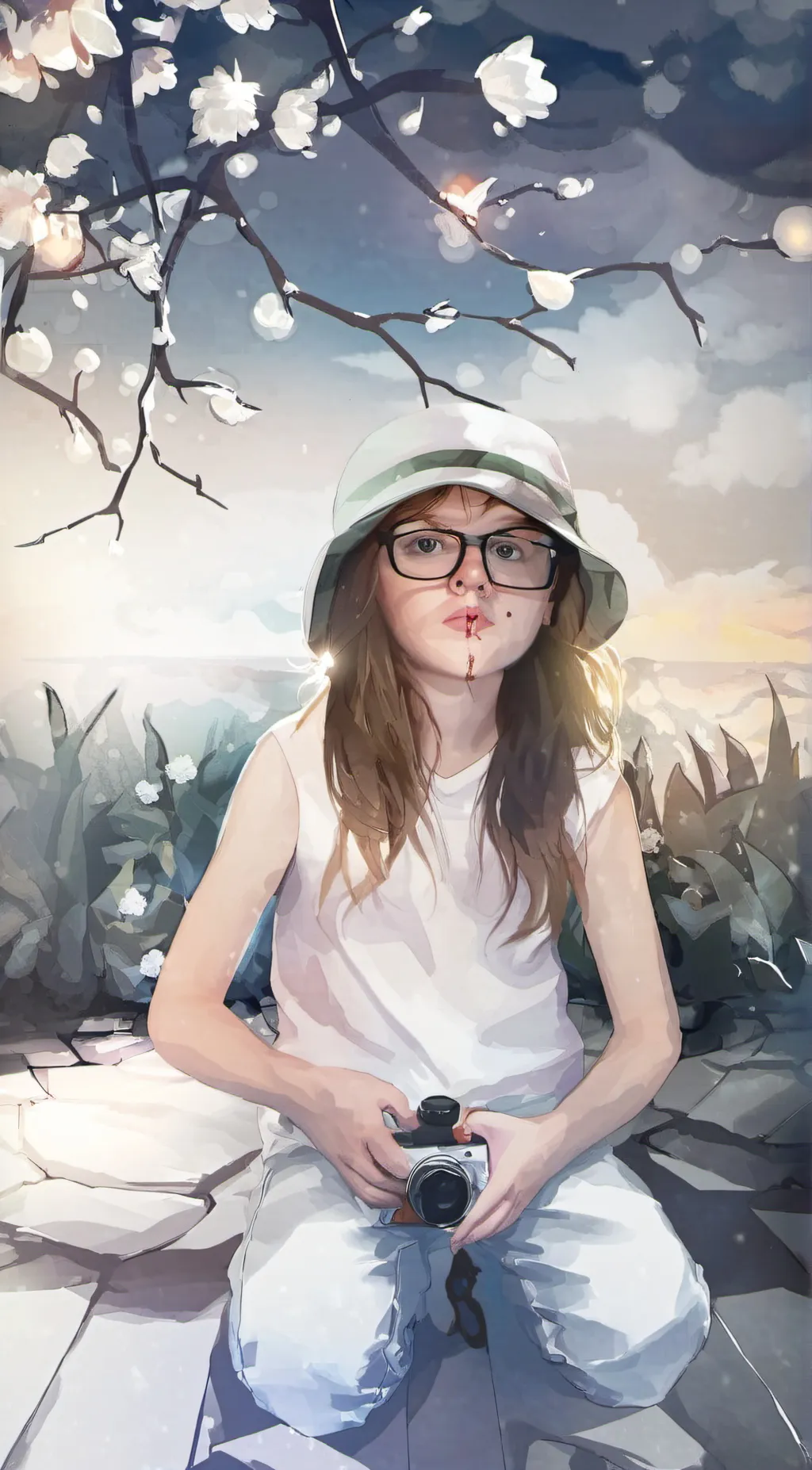 ai character: Leighton  background