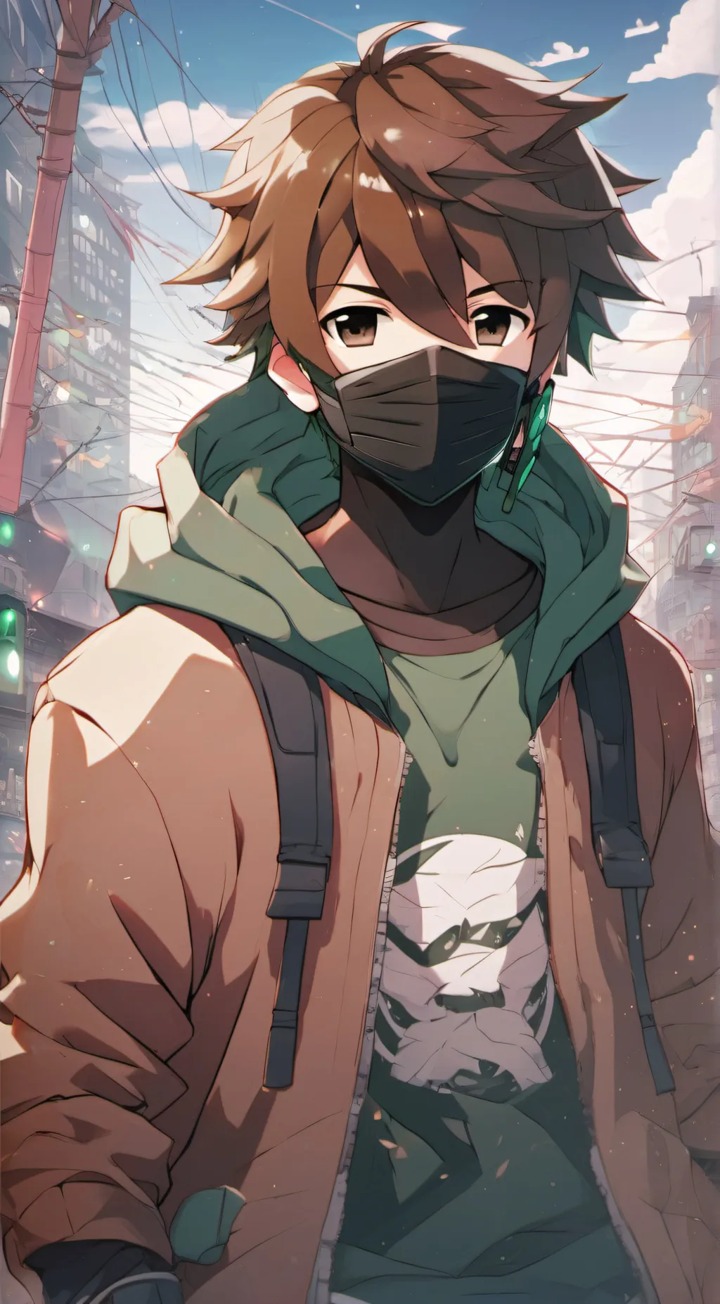 ai character: Pro and Luna background