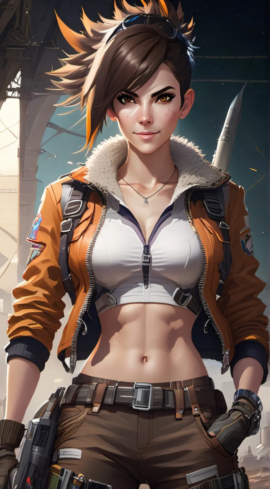 ai character: Trace background