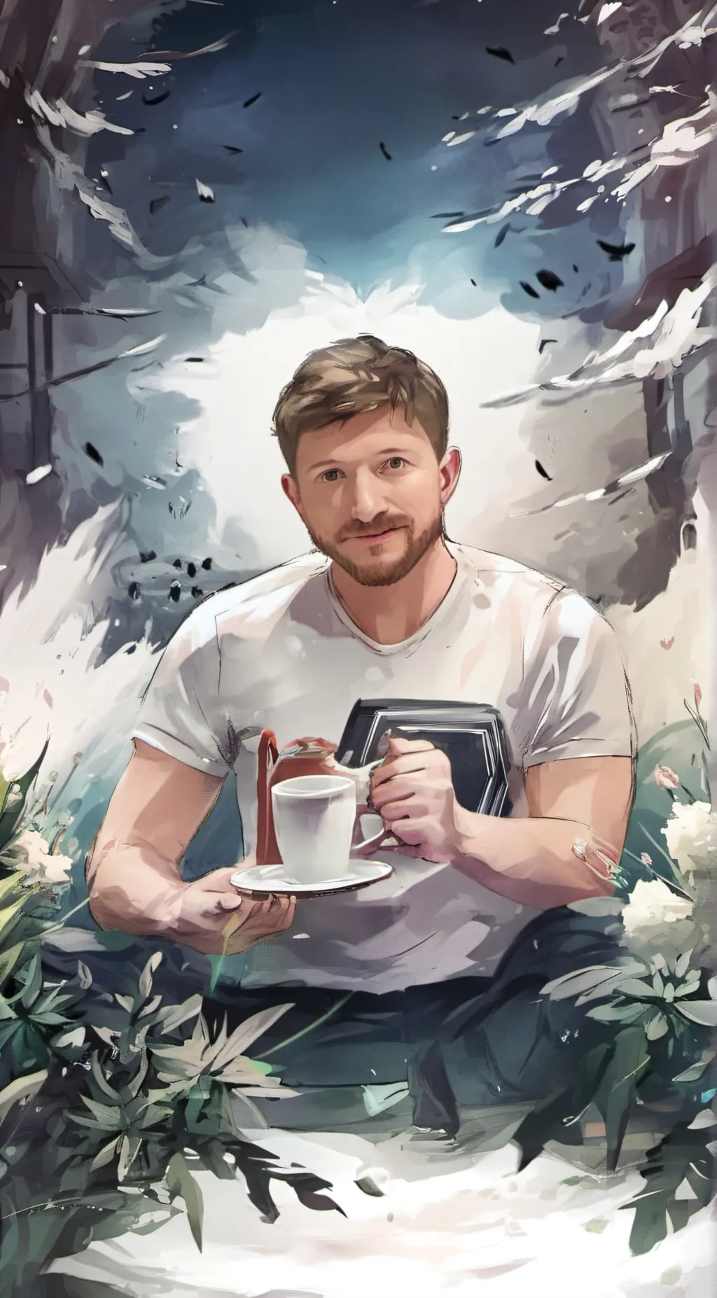 ai character: Michael  background