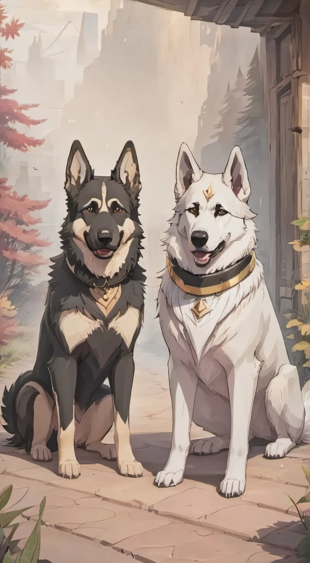 ai character: Vanilla background