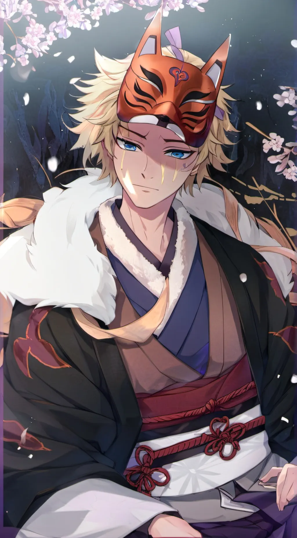 ai character: Sabito  background