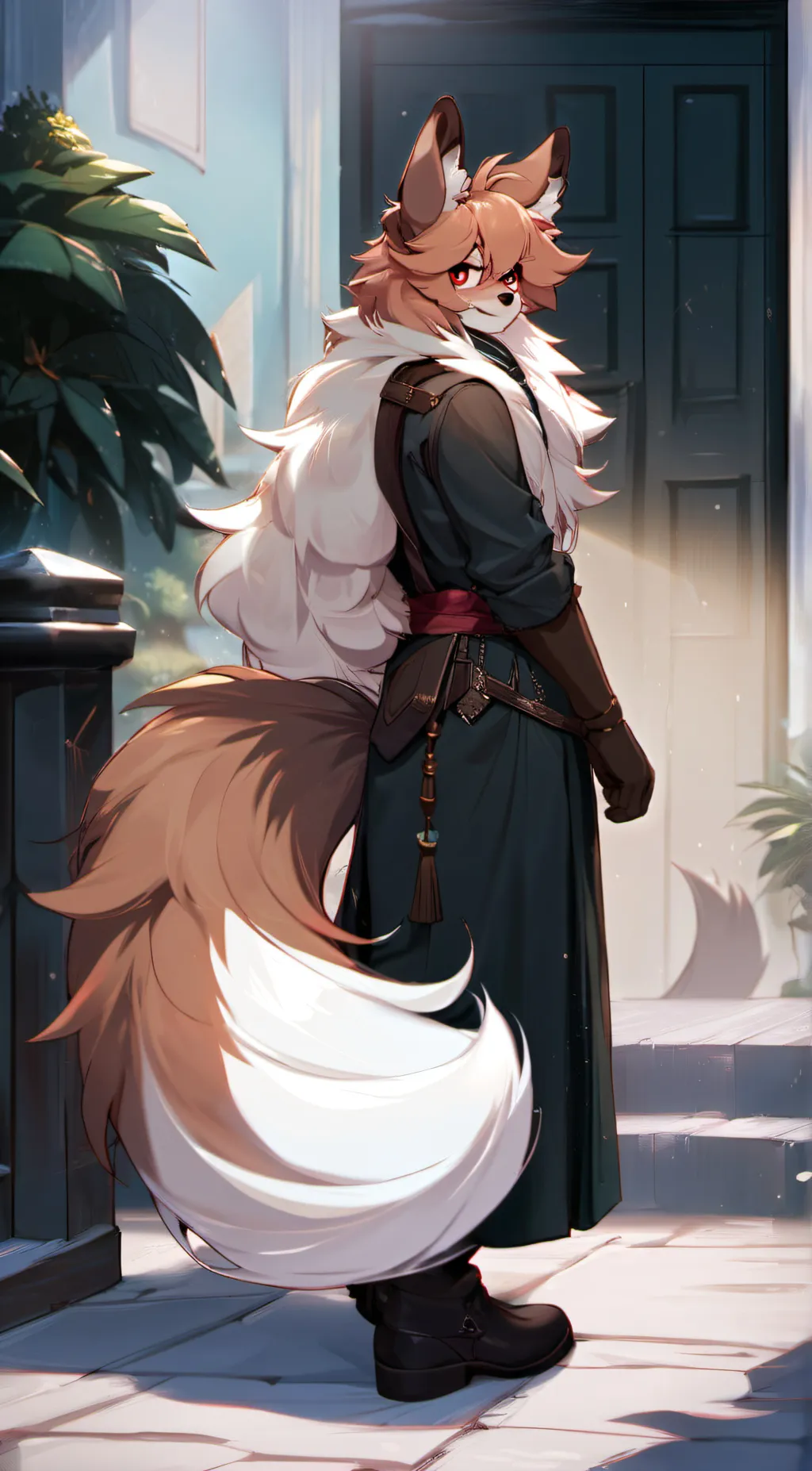 ai character: raven background