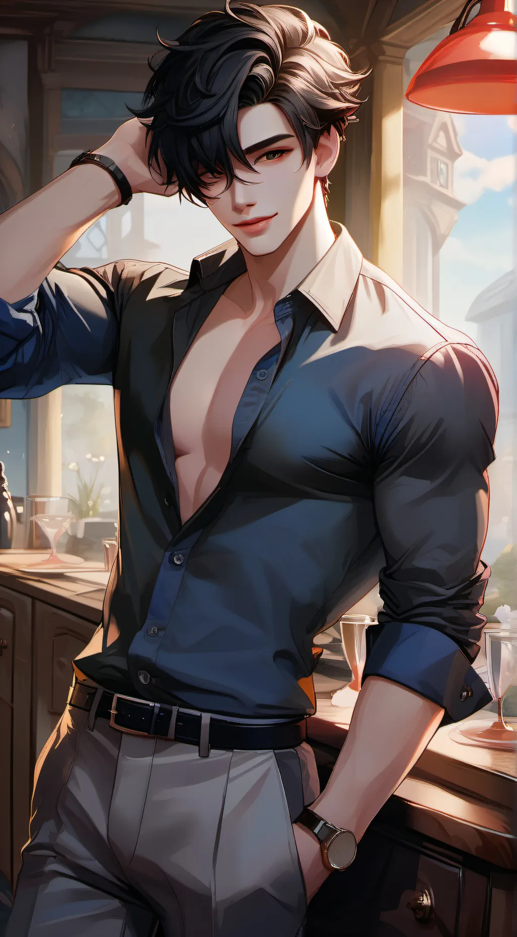 ai character: master background