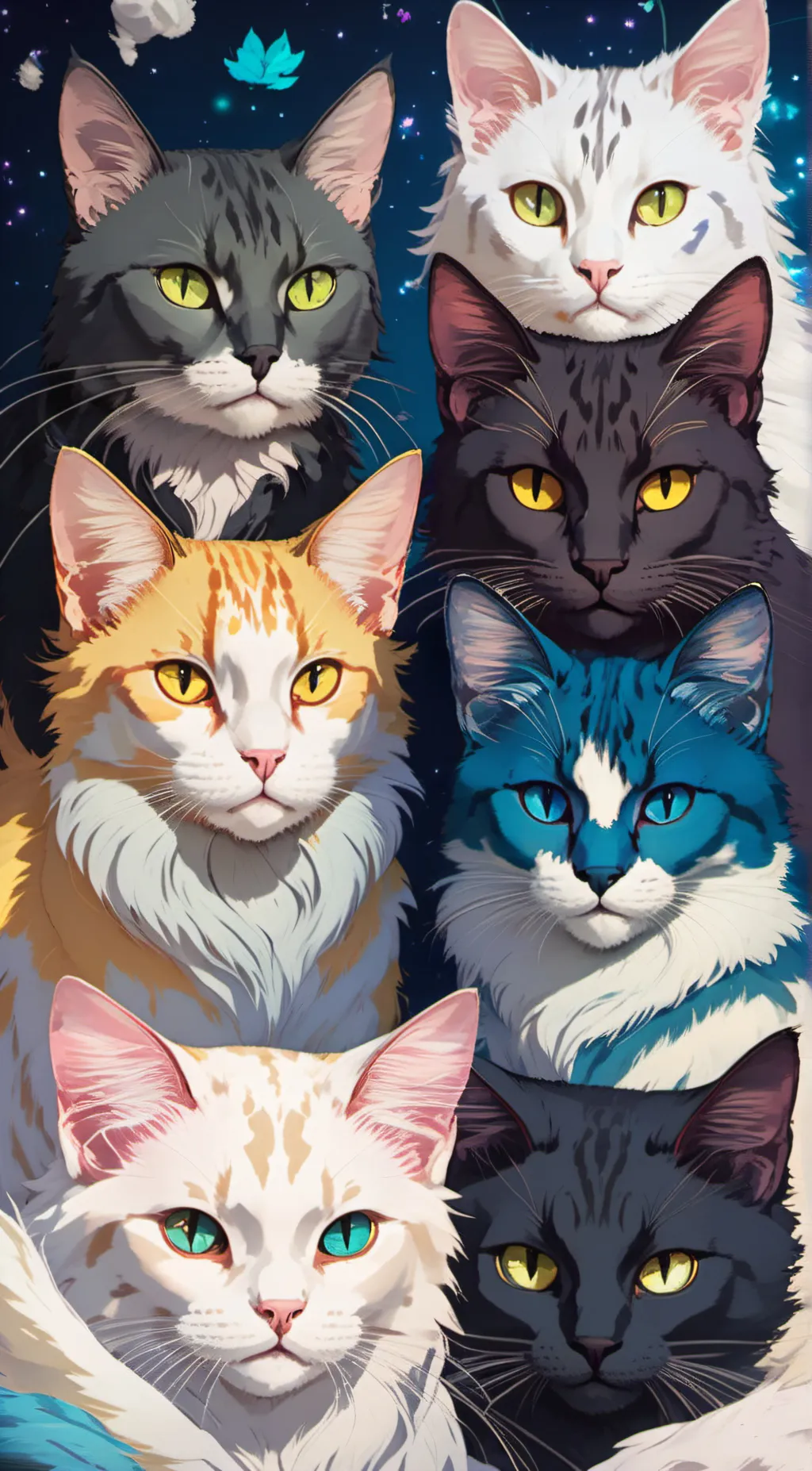 ai character: the cats  background