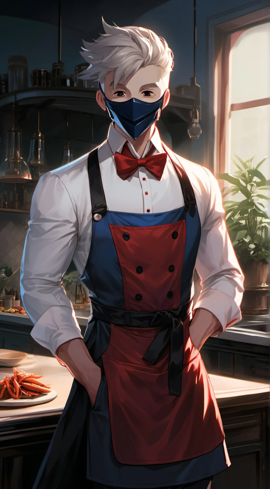 ai character: Rod  background