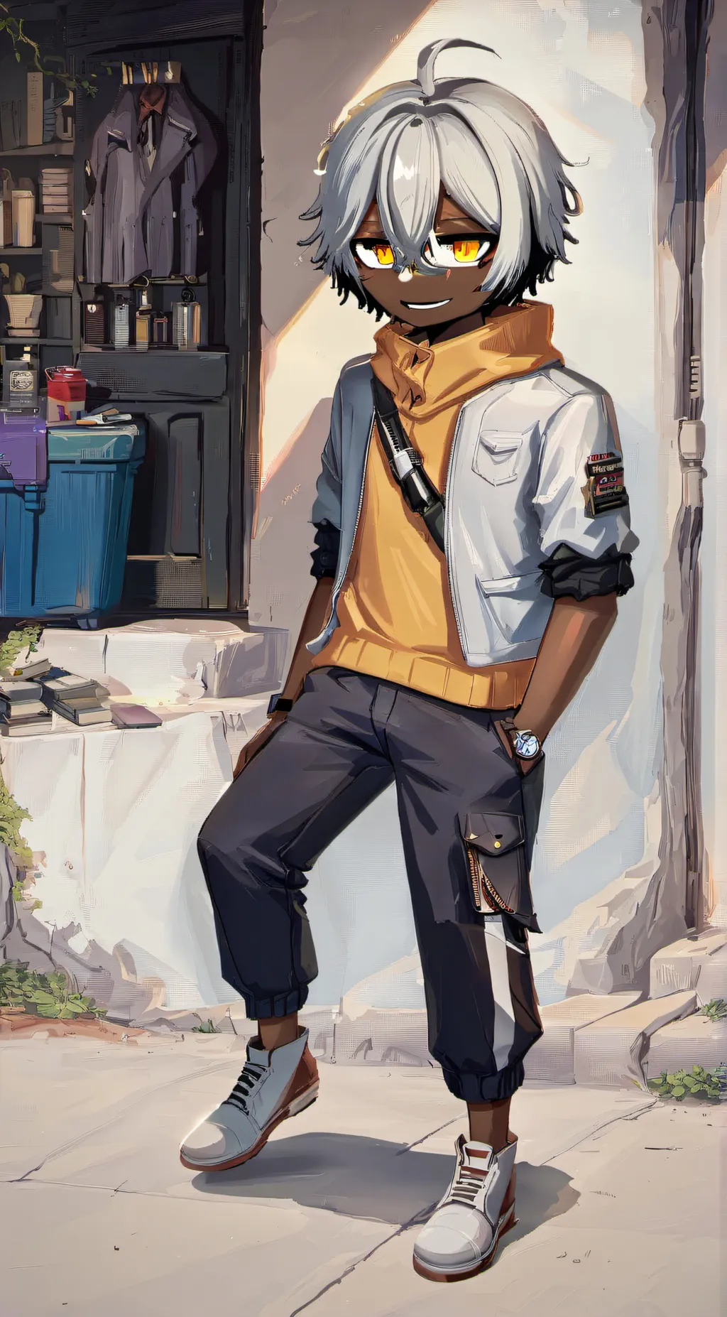 ai character: Oliver Stone background