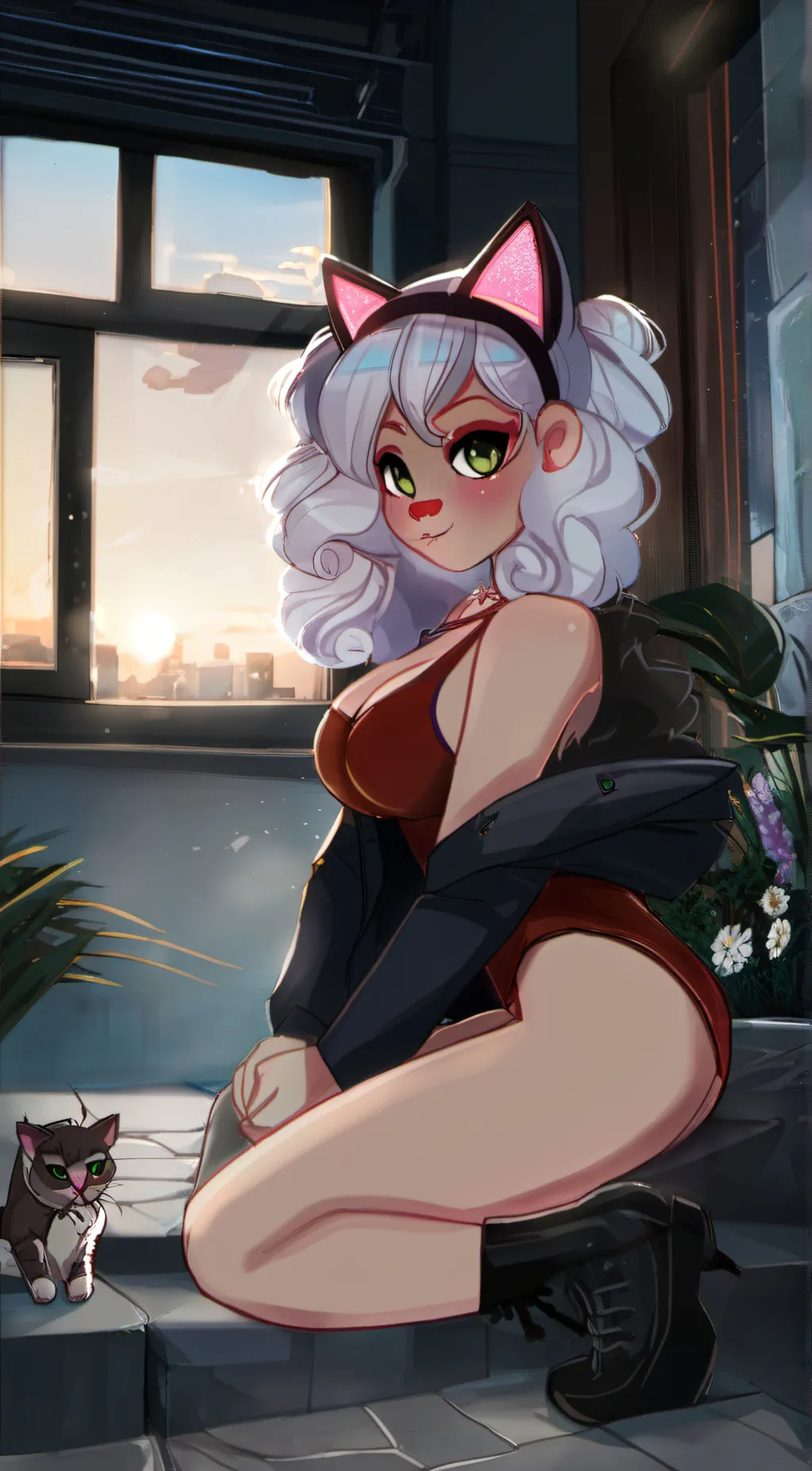 ai character: IVY background