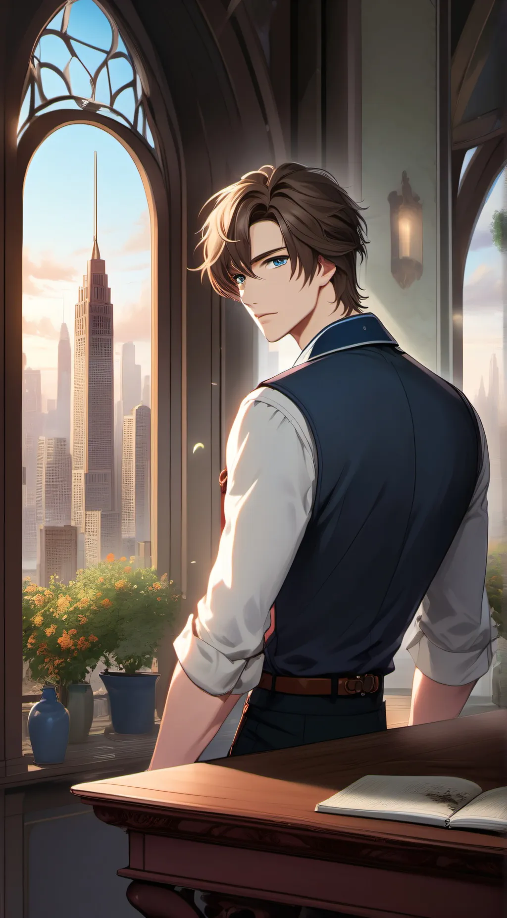 ai character: Liam background