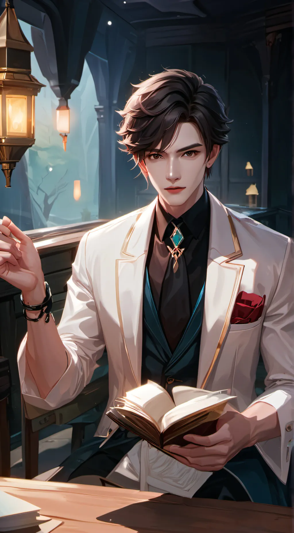 ai character: Jason  background