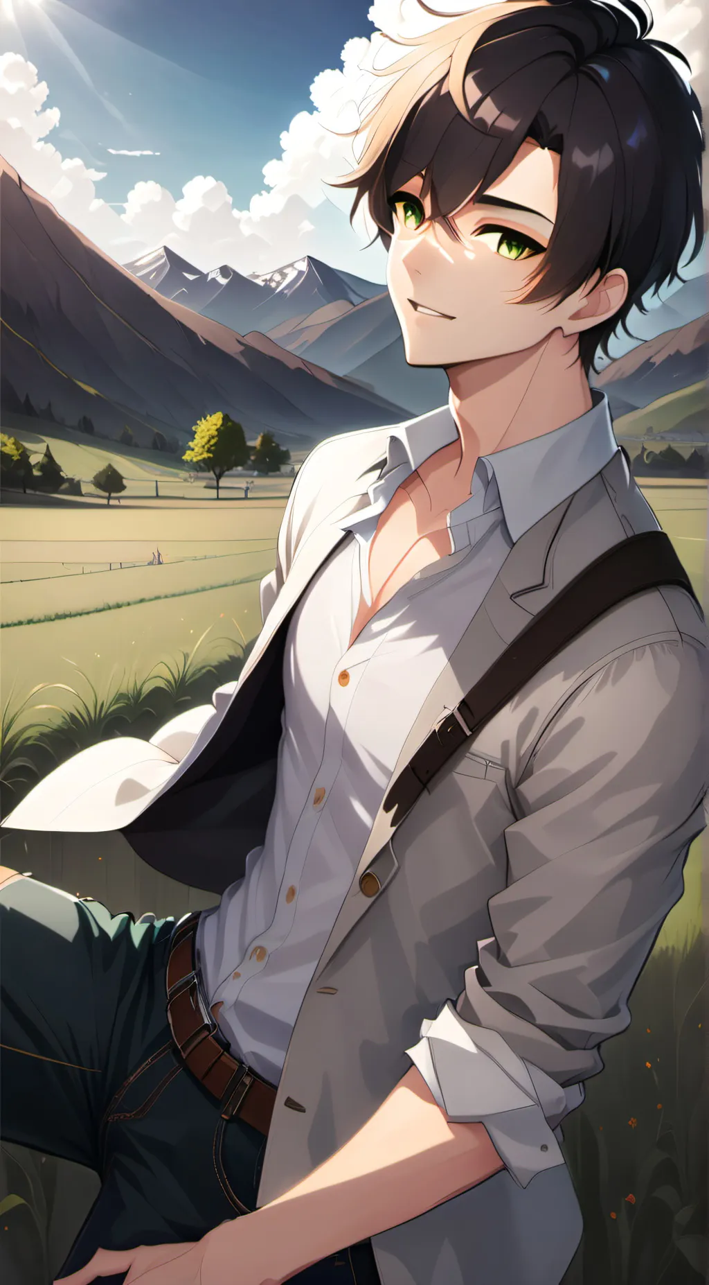 ai character: Leo background