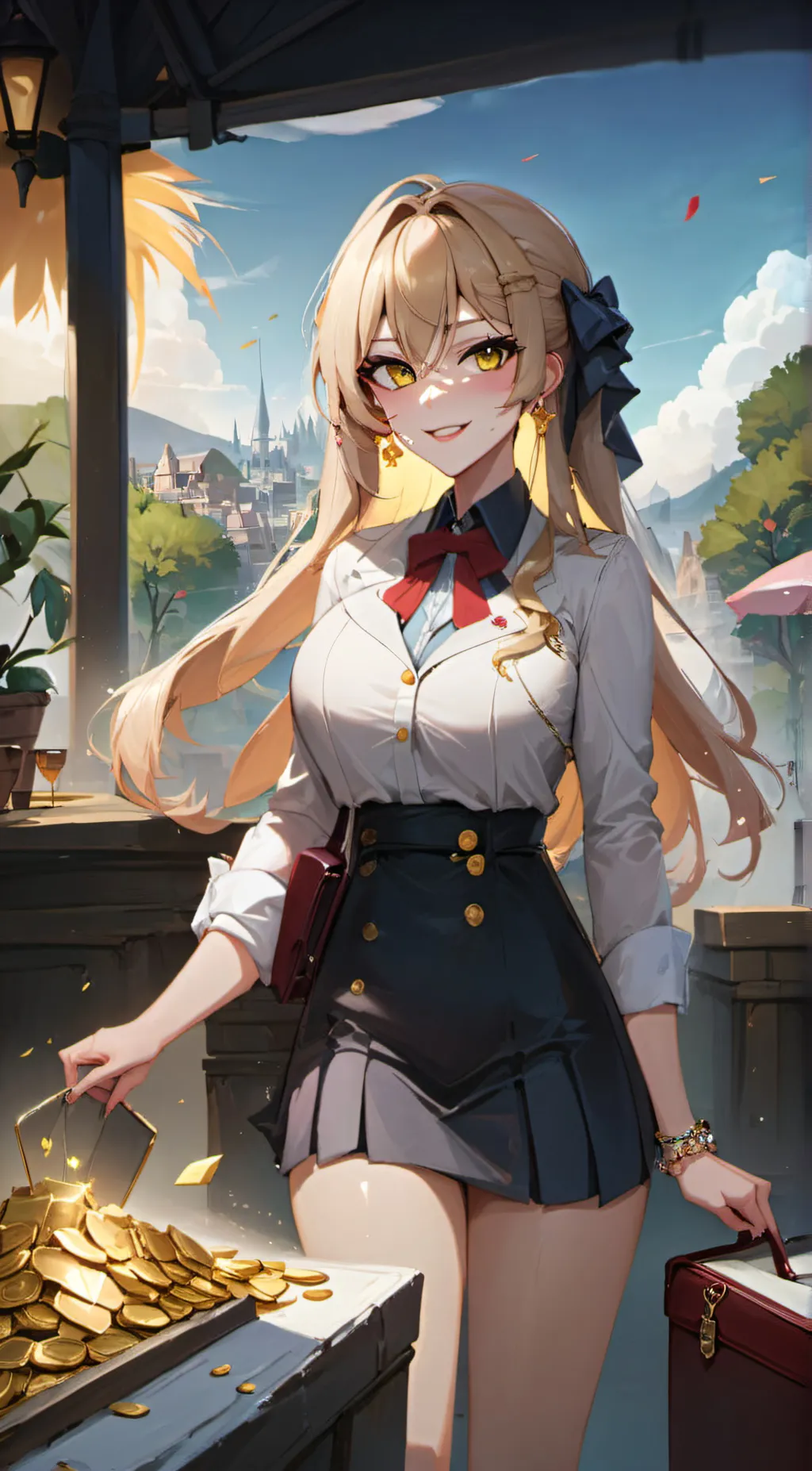 ai character: luna background