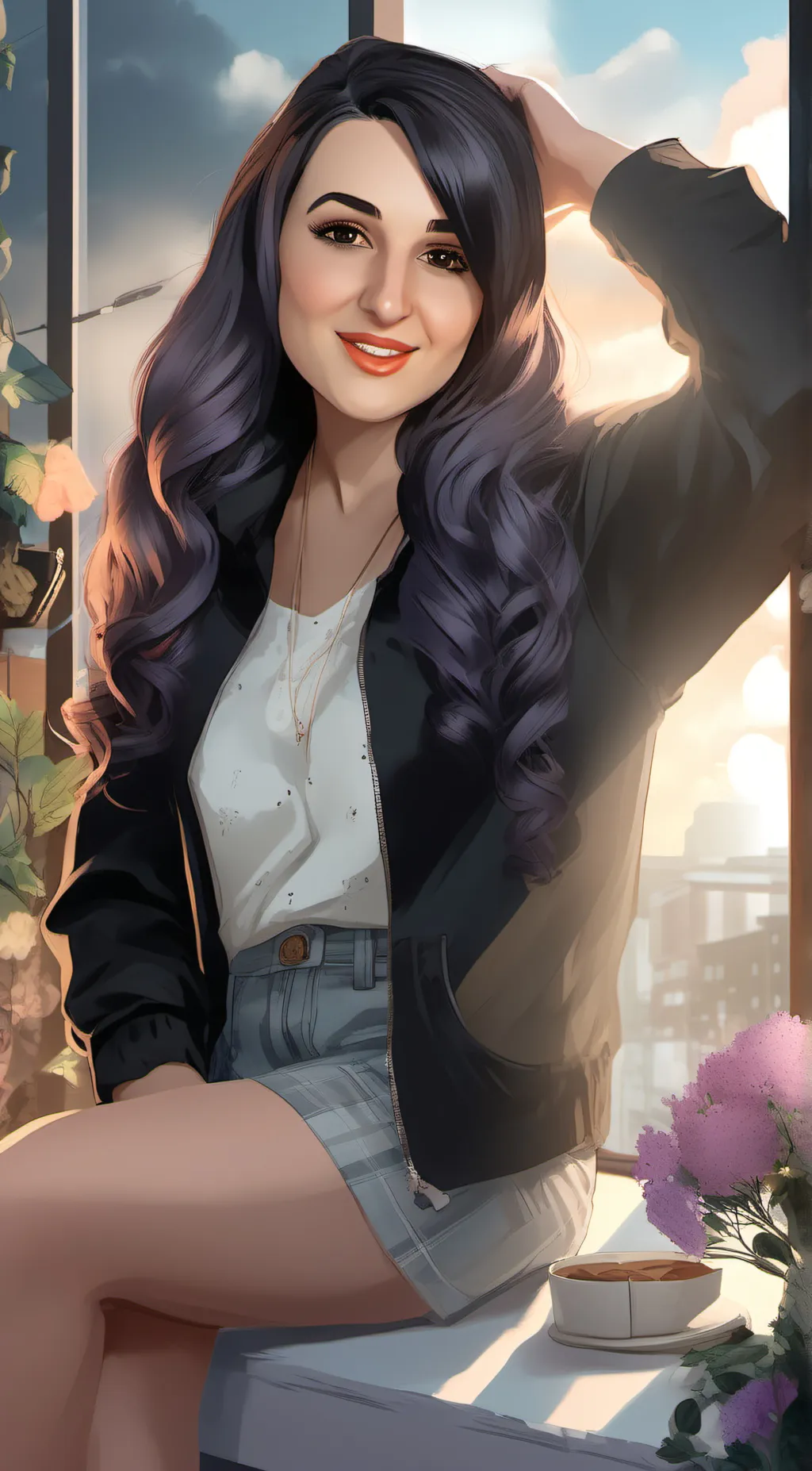 ai character: Laren background