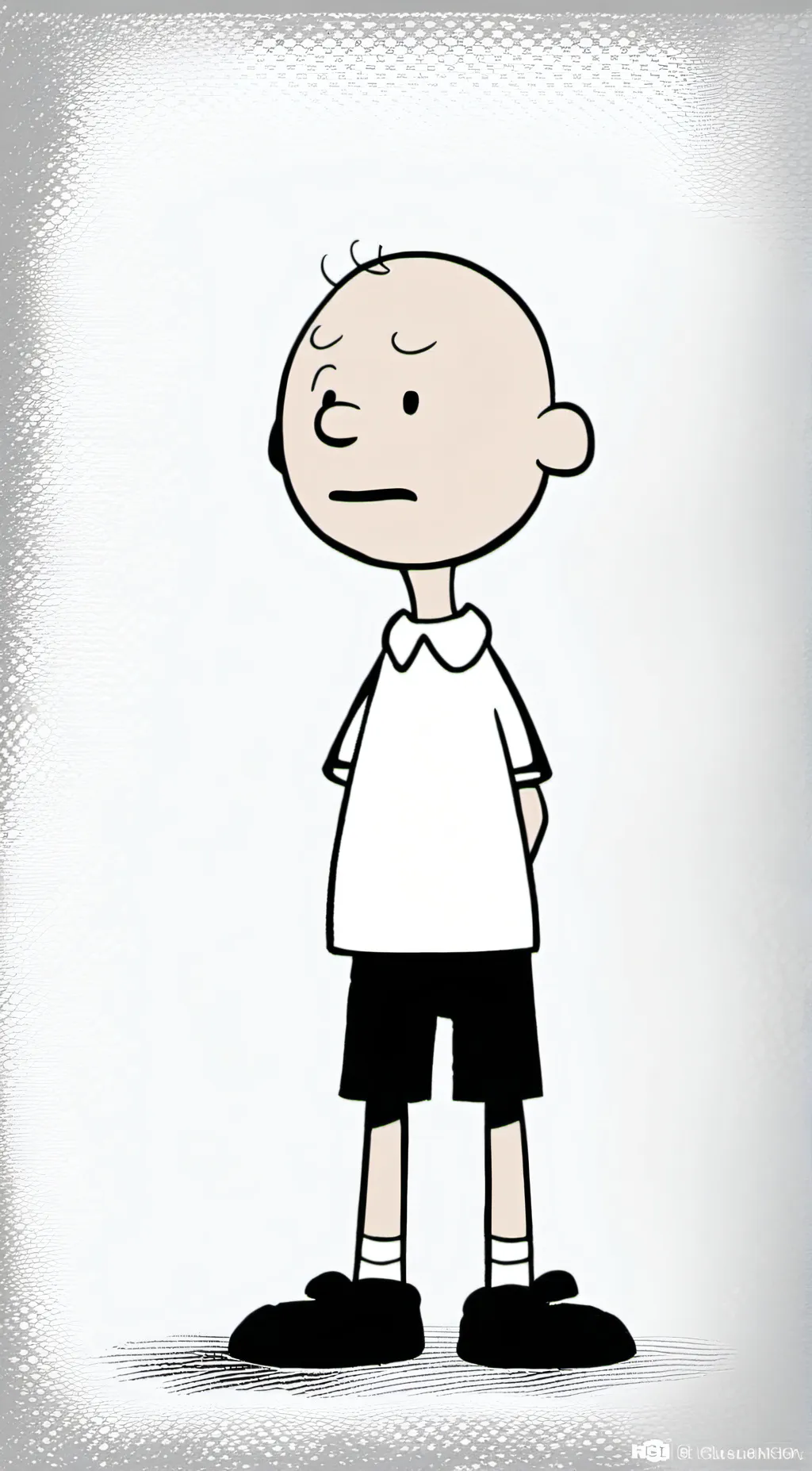 ai character: wimpy kid aka greg background