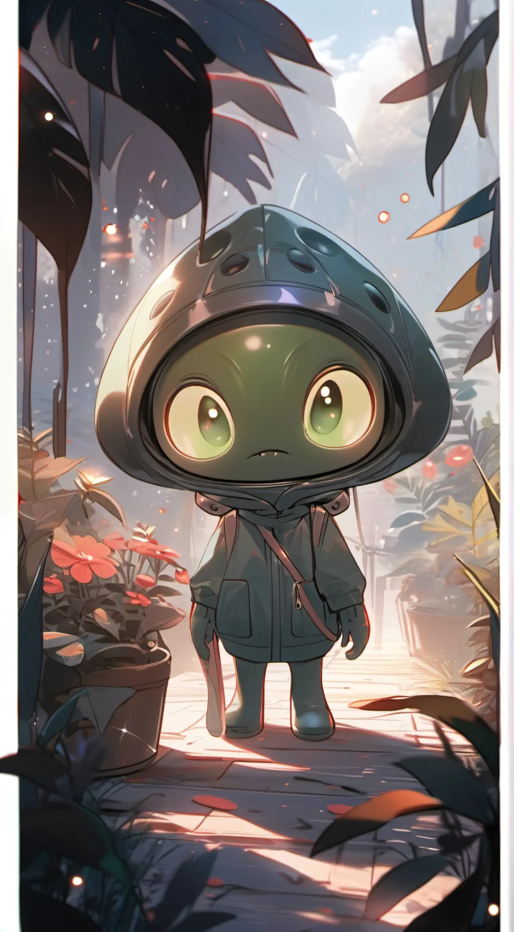 ai character: alien background