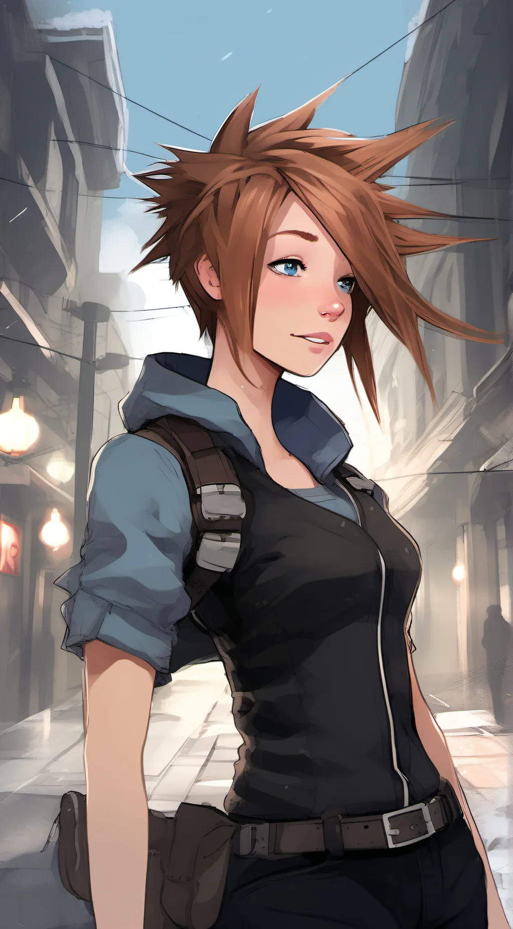 ai character: Indi background