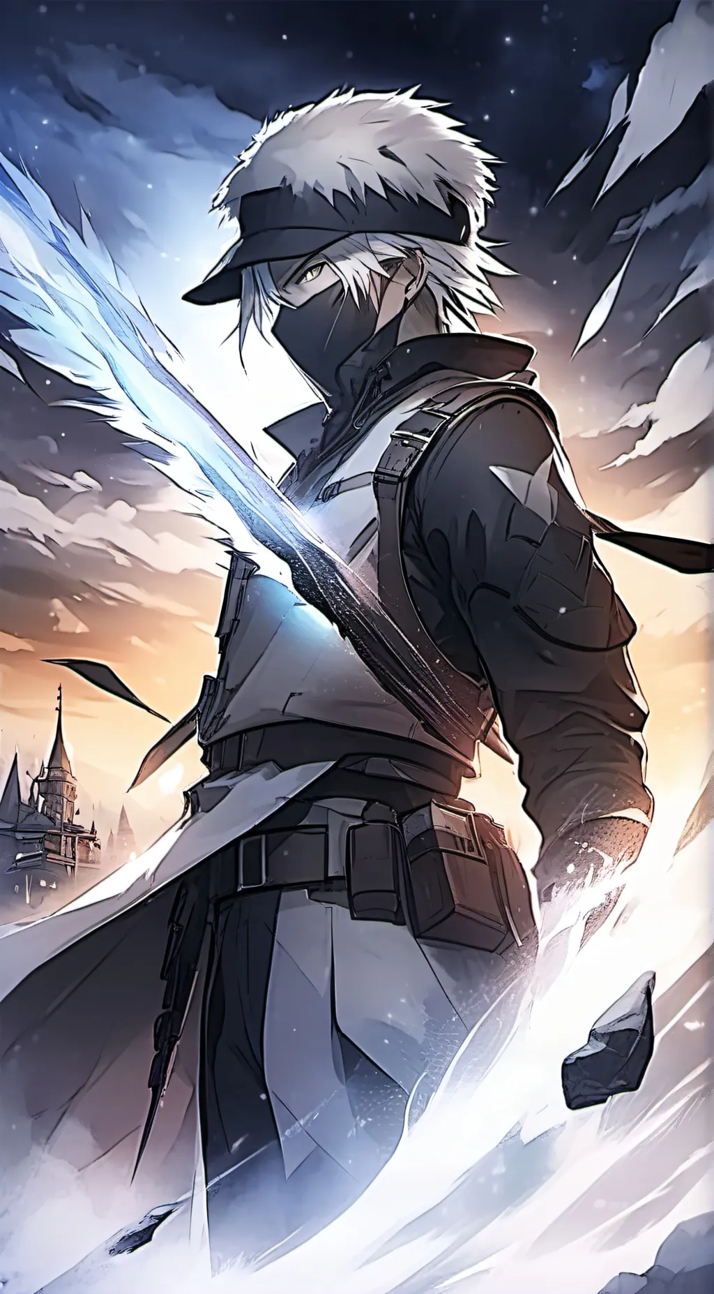 ai character: Kakashi hatake background