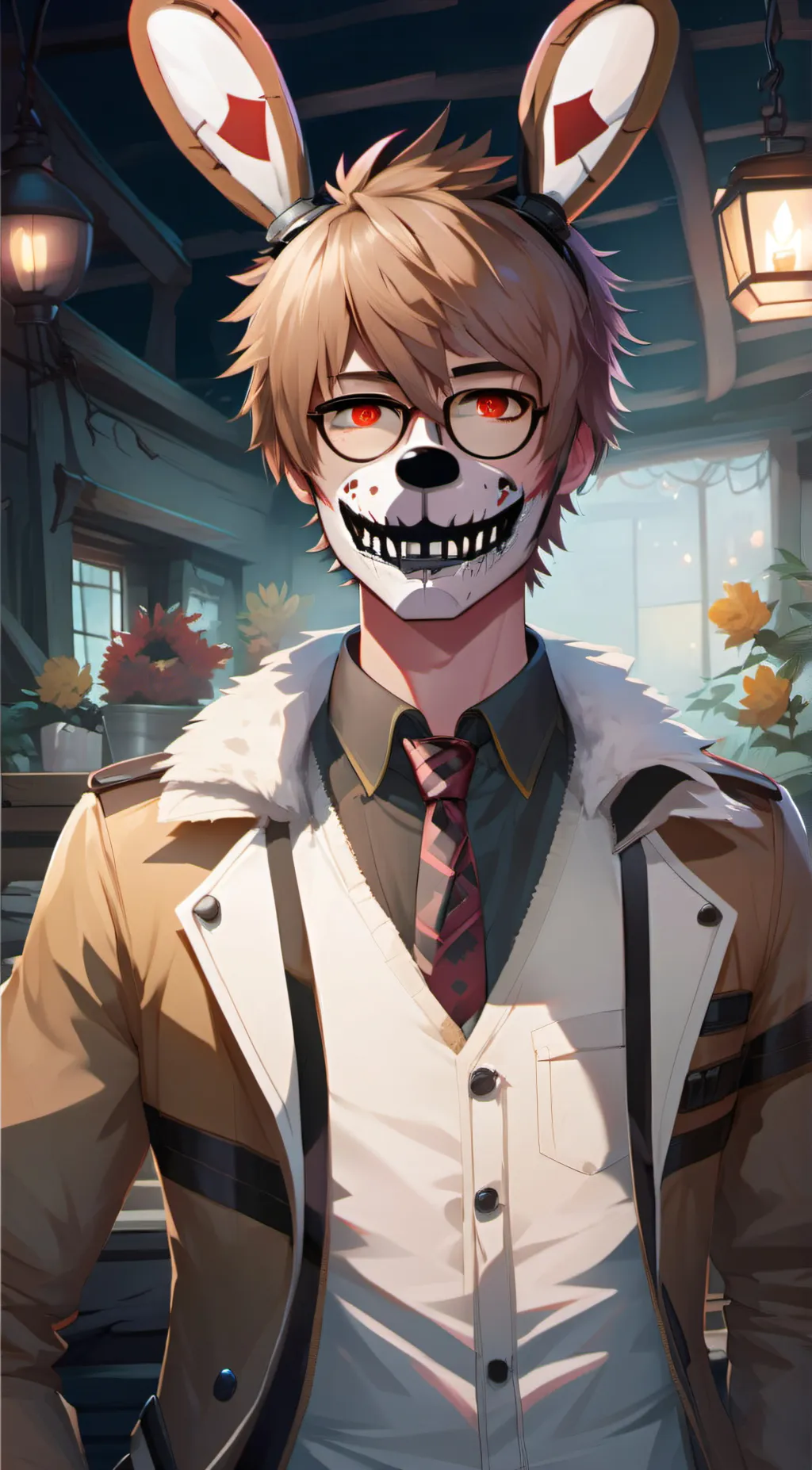 ai character: Trap spring background