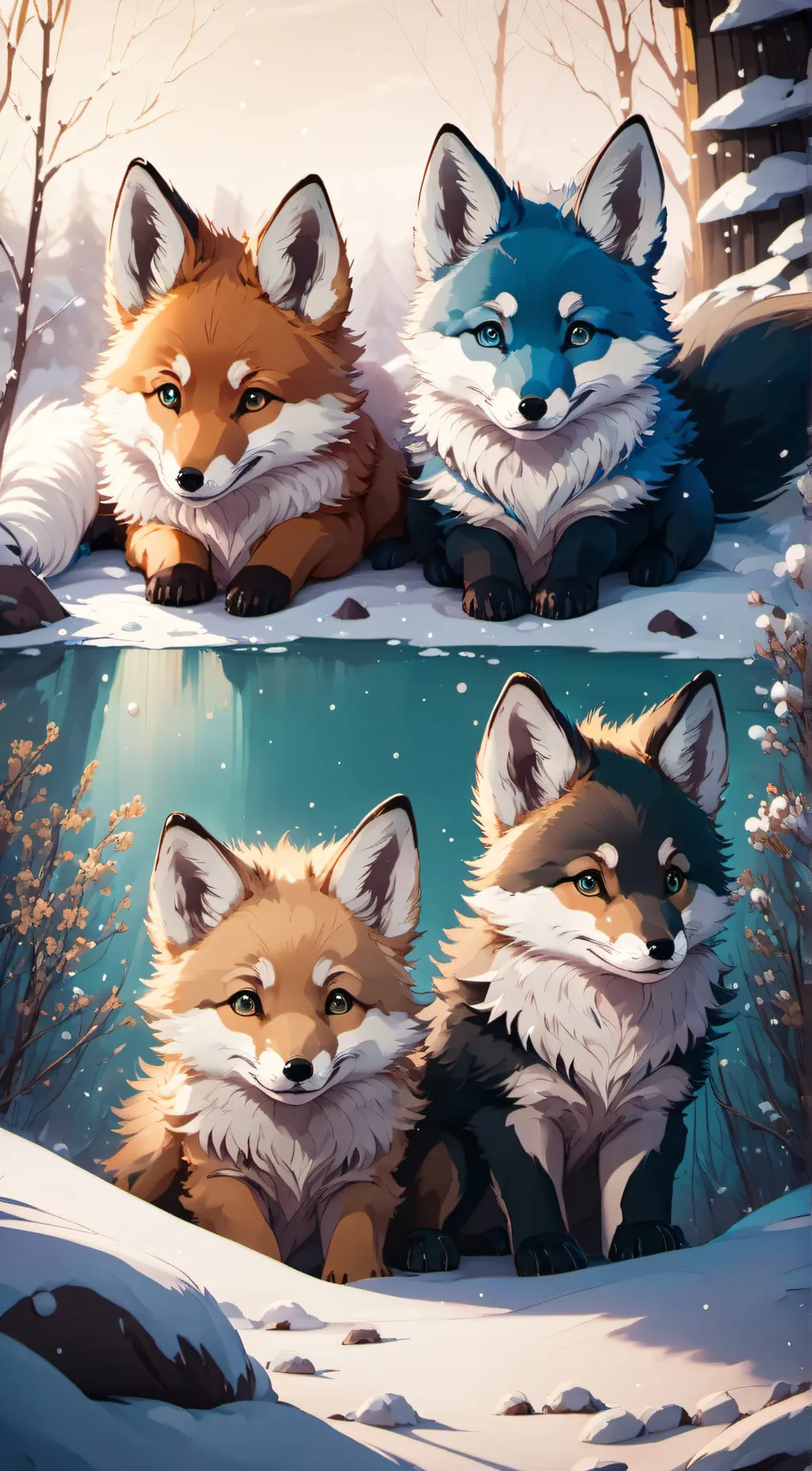 Talkie AI - Chat with fox pups