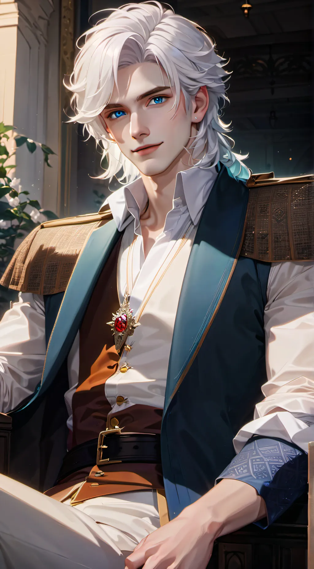 ai character: Leo background