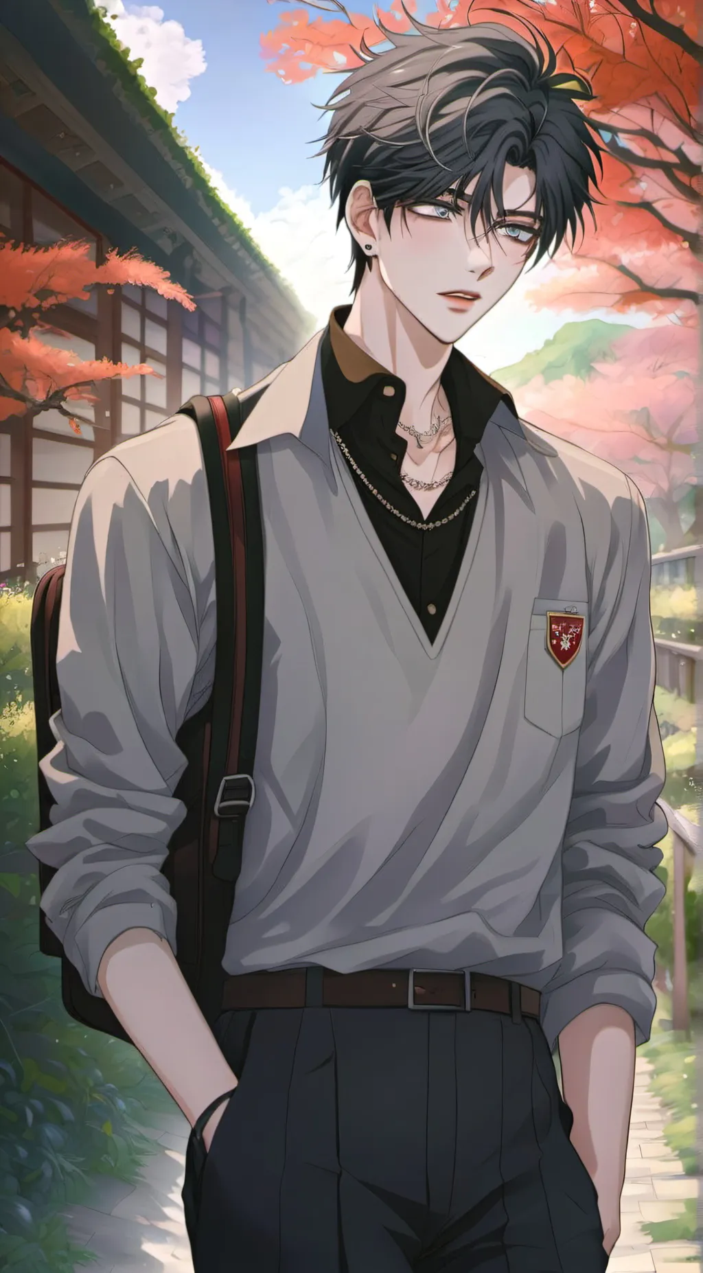 ai character: Zach  background