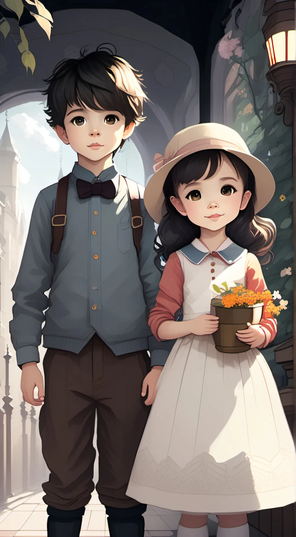 ai character: kim and Sophia background