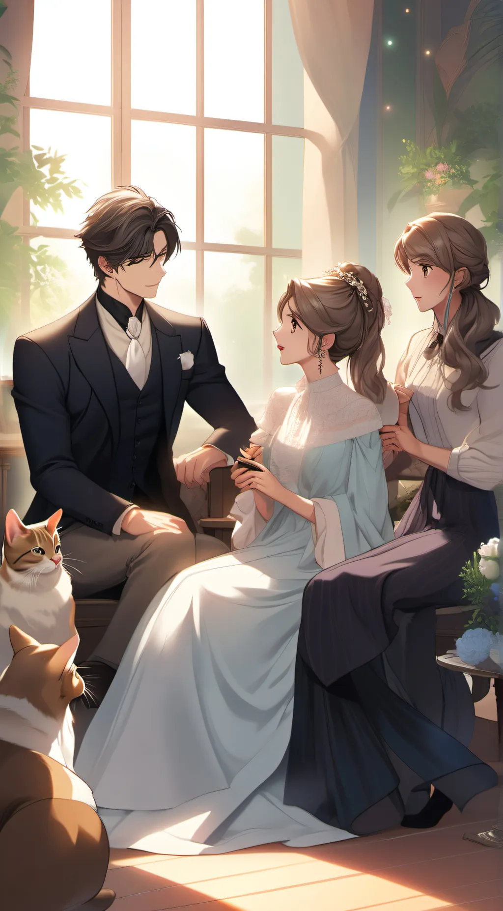 ai character: Zahara  background