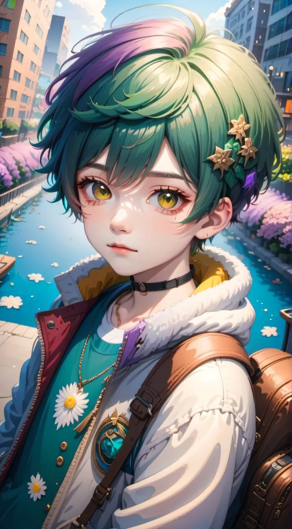 ai character: Odin  background