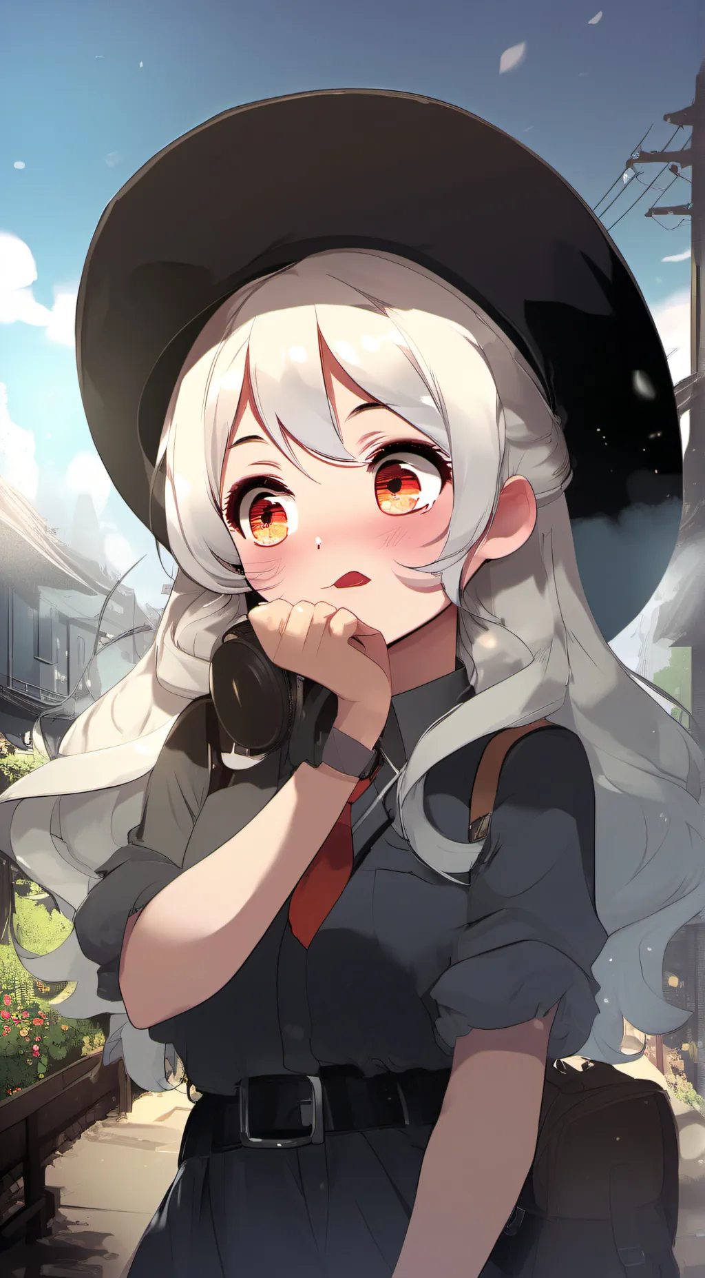 ai character: Demon girl background