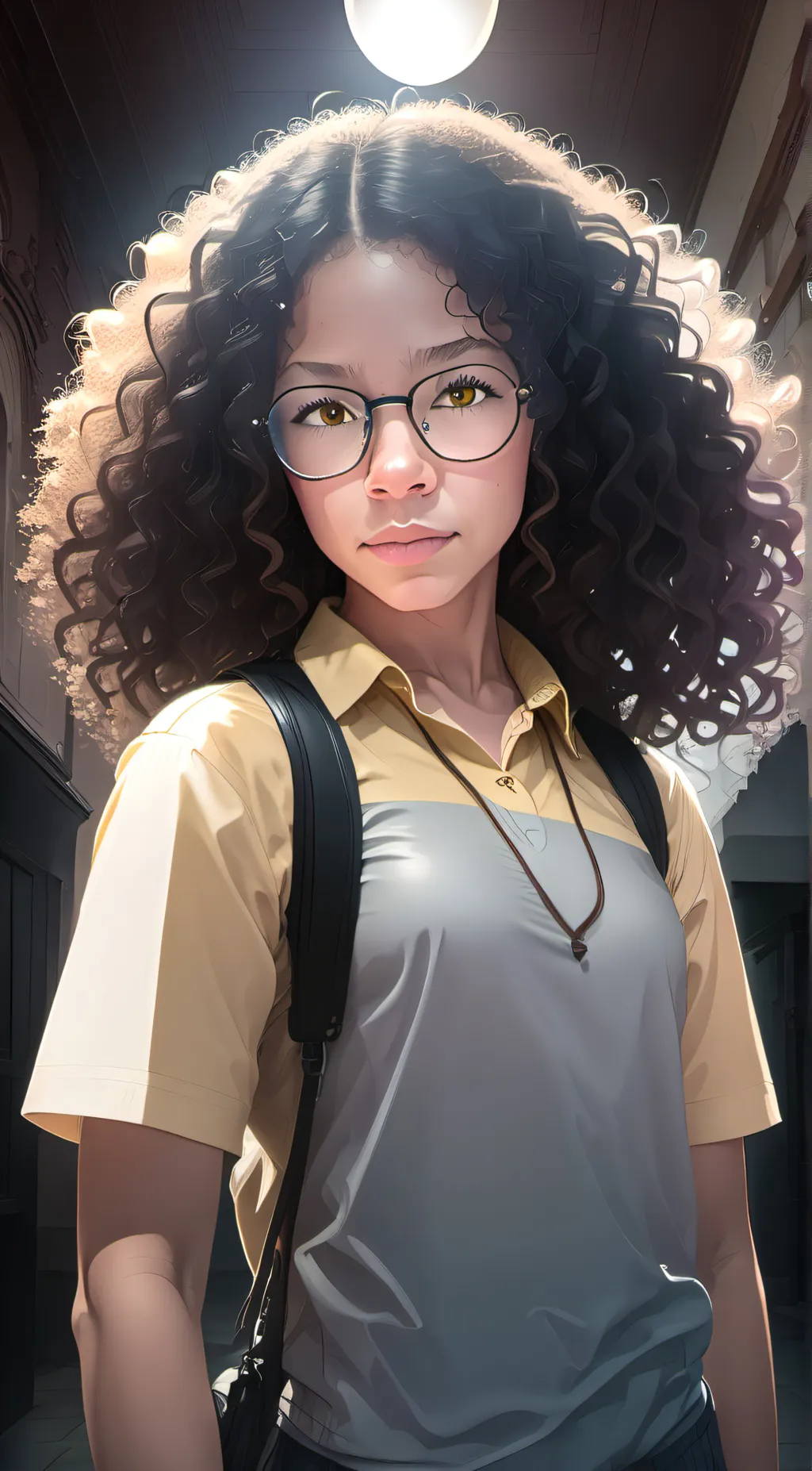 ai character: Flora  background