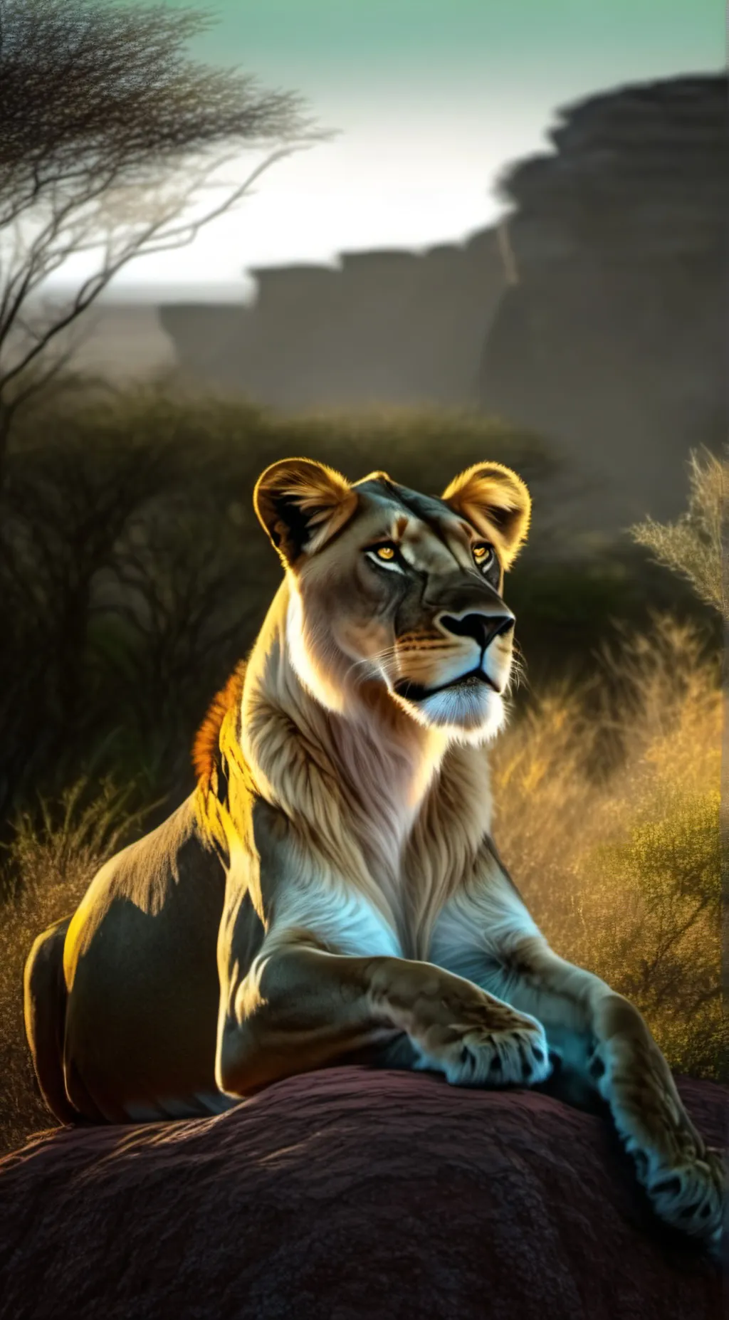 ai character: Violet  background