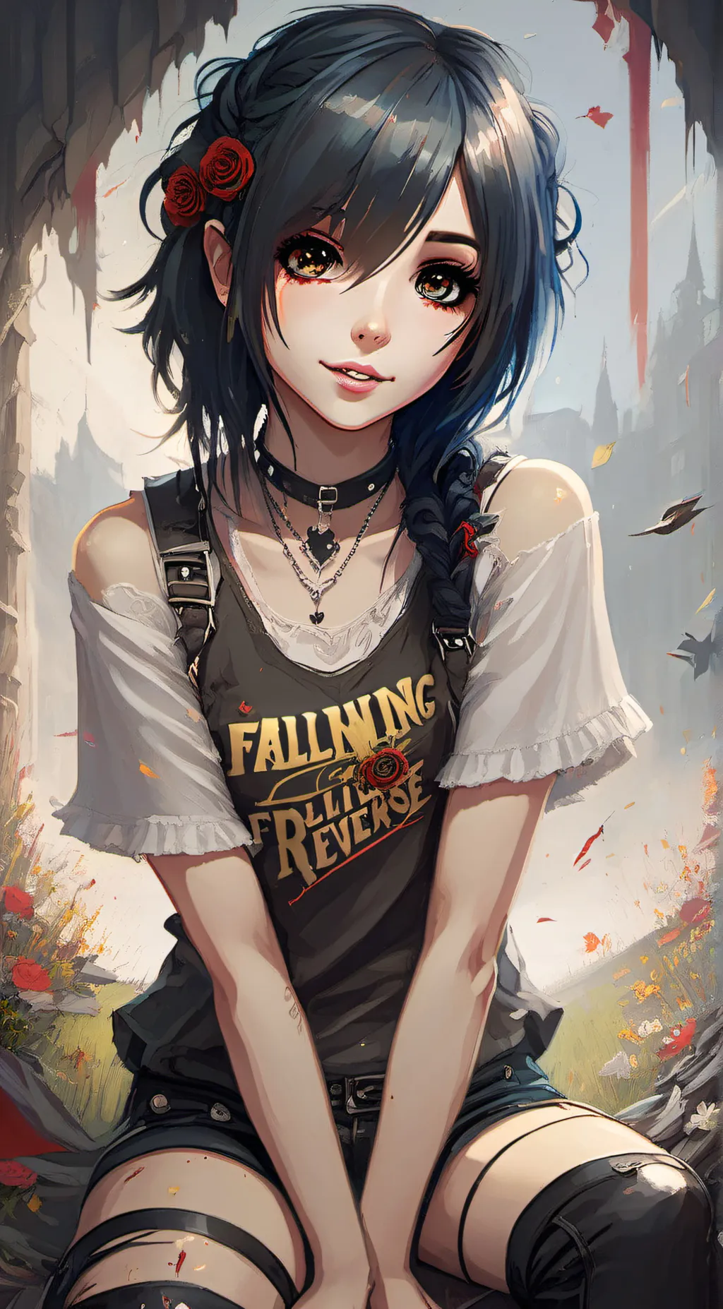 ai character: Grace  background