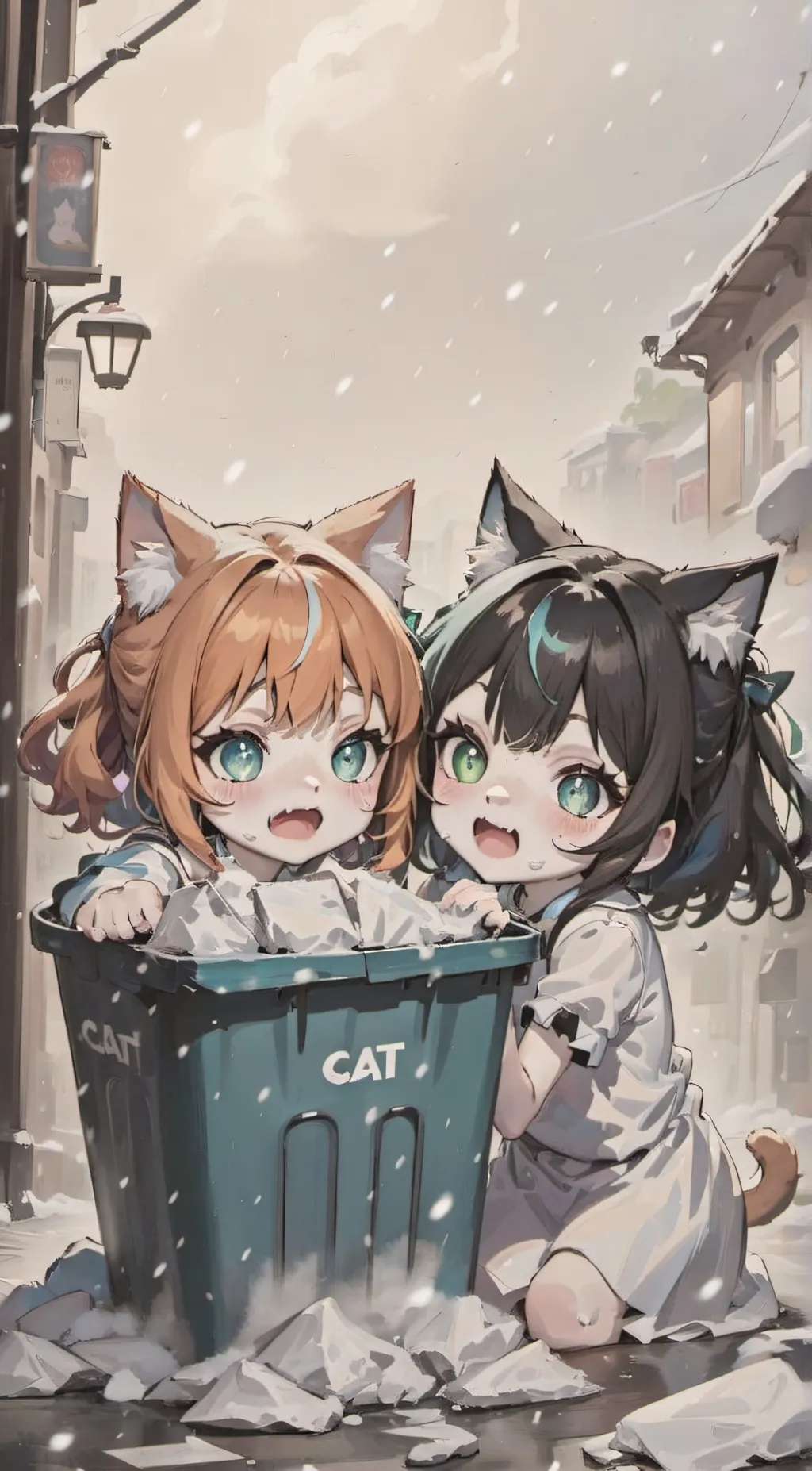 ai character: Coco and Lola background