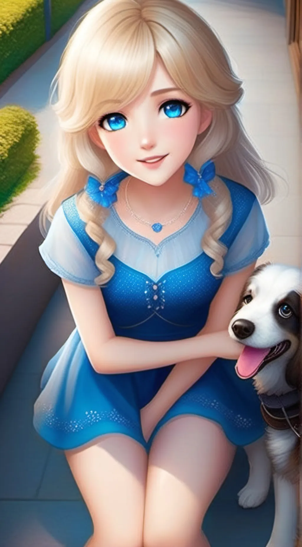 ai character: luna background